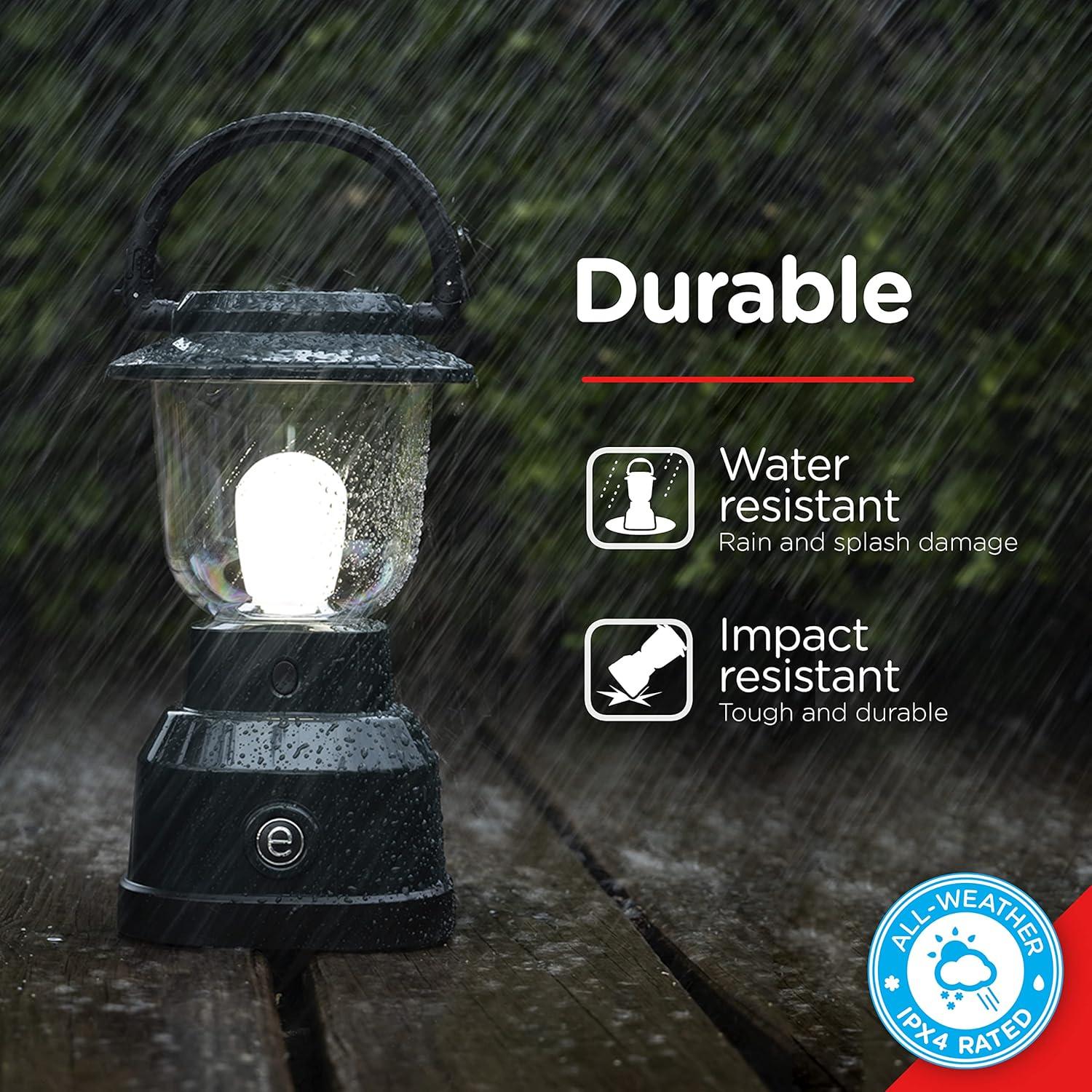 Linterna LED Enbrighten 500 Lúmenes 180 Horas Verde