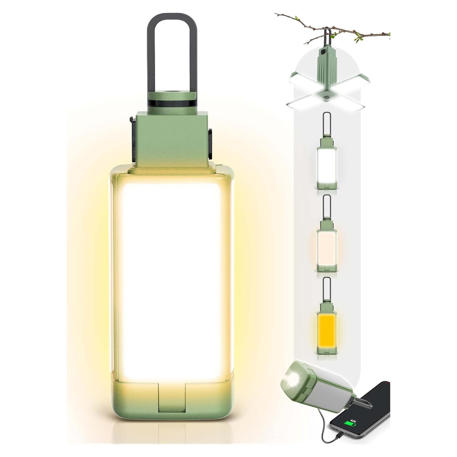 Linterna de Camping Recargable DRFX 4 Modos 2000LM Plegable