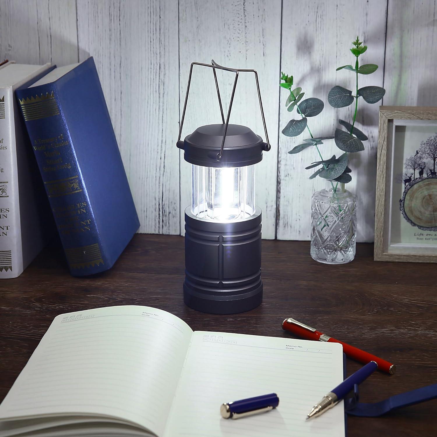 Linterna de Camping LED XYSRZ Plegable Ultra Brillante 4 Unidades