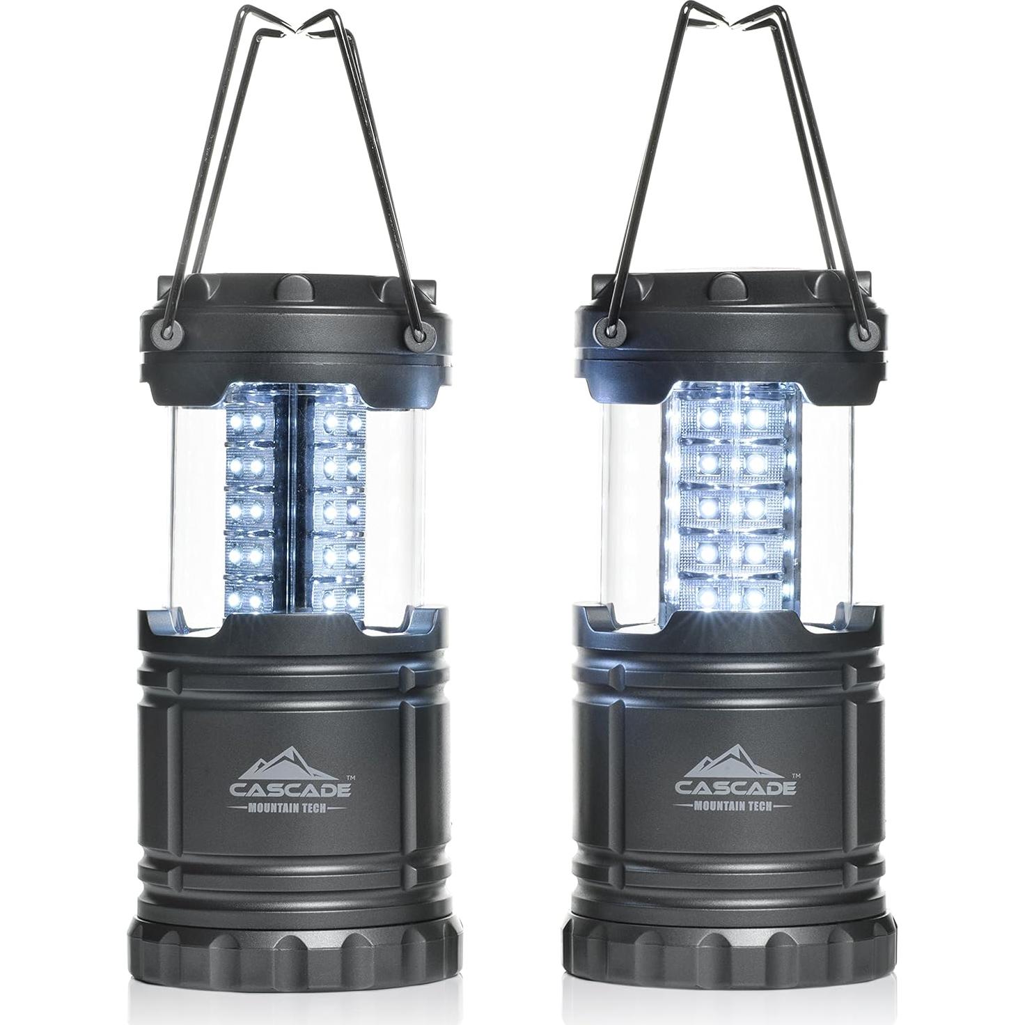 Linterna LED Plegable Cascade Mountain Tech - 2 Piezas