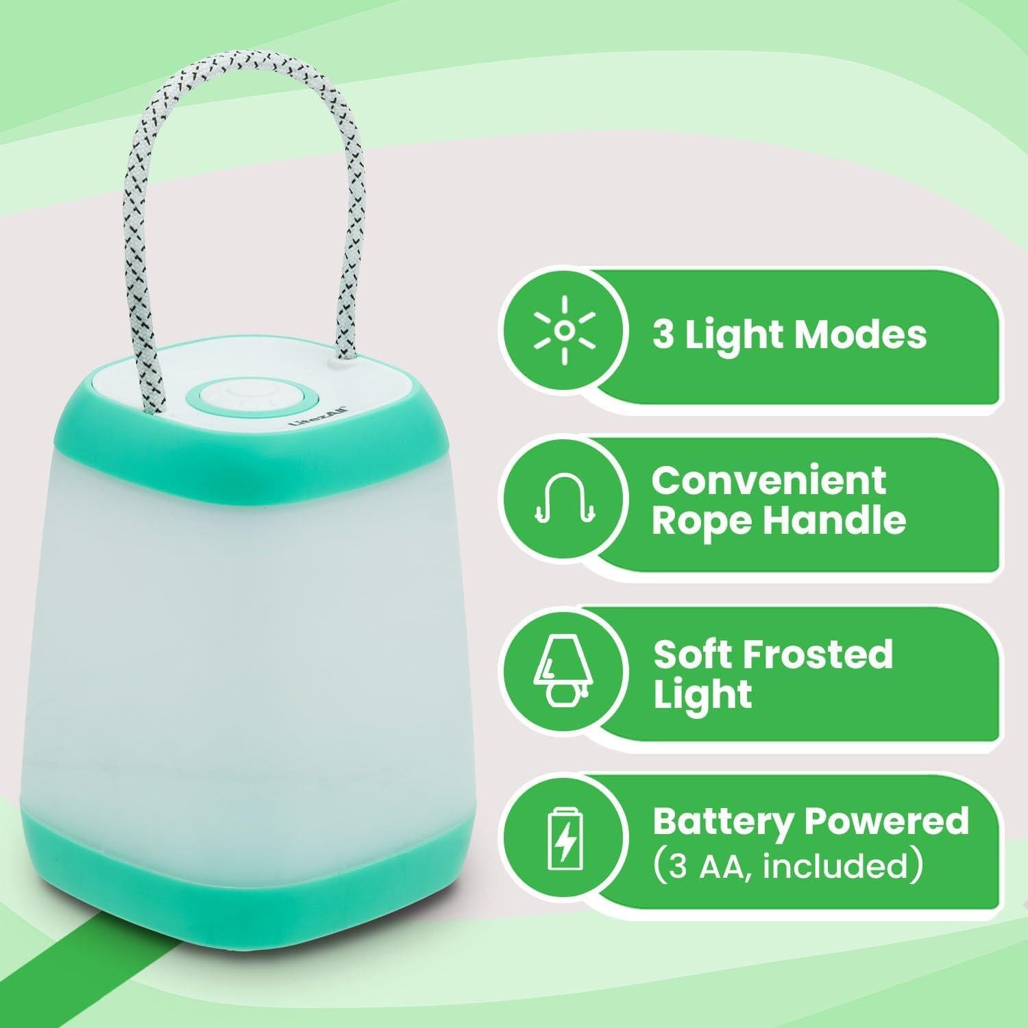 Linterna Mini LitezAll LED 360° con Asa de Cuerda 142g