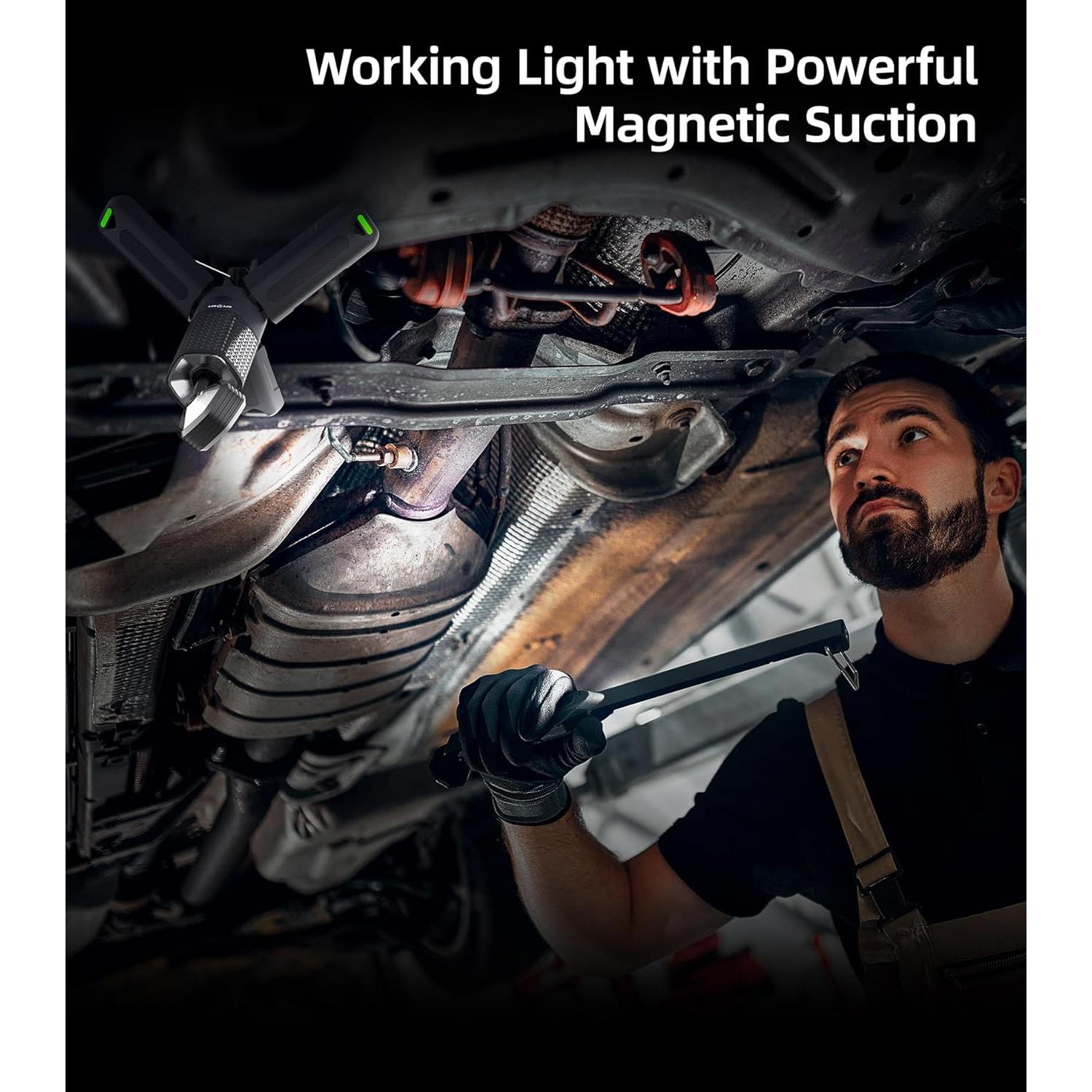 Linterna de Camping Telescópica APTMAPT 10500mAh IP67 Gris