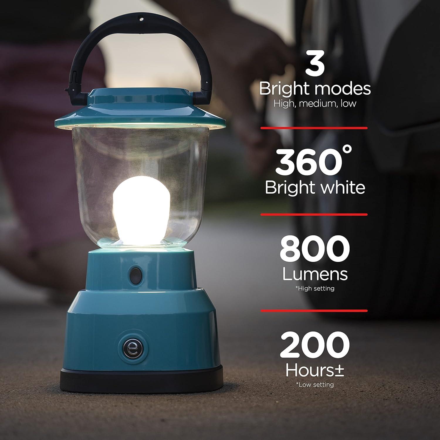 Linterna de Camping LED Enbrighten Grande 800 Lúmenes USB