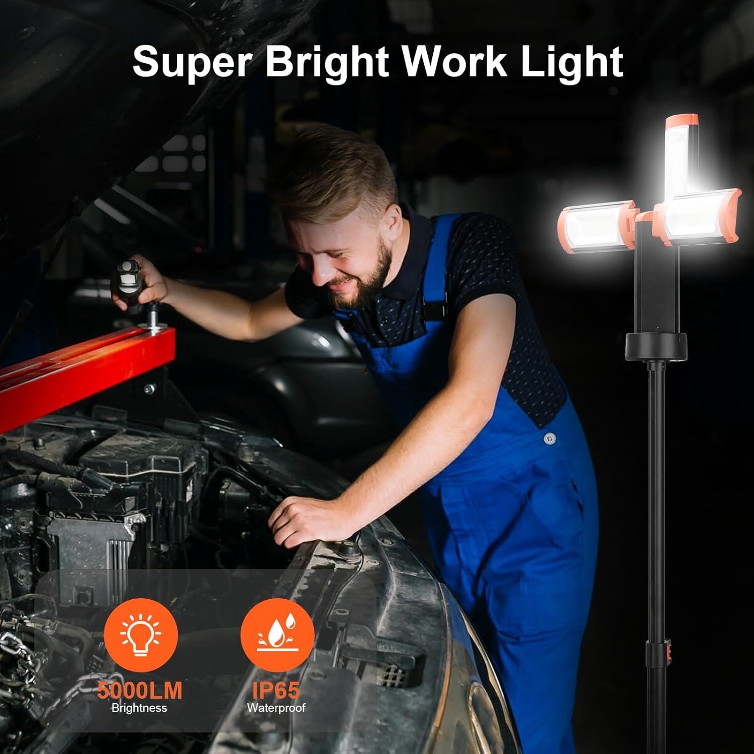 Luz de Camping Recargable Senduzll01 5000LM 100W USB-C 48H