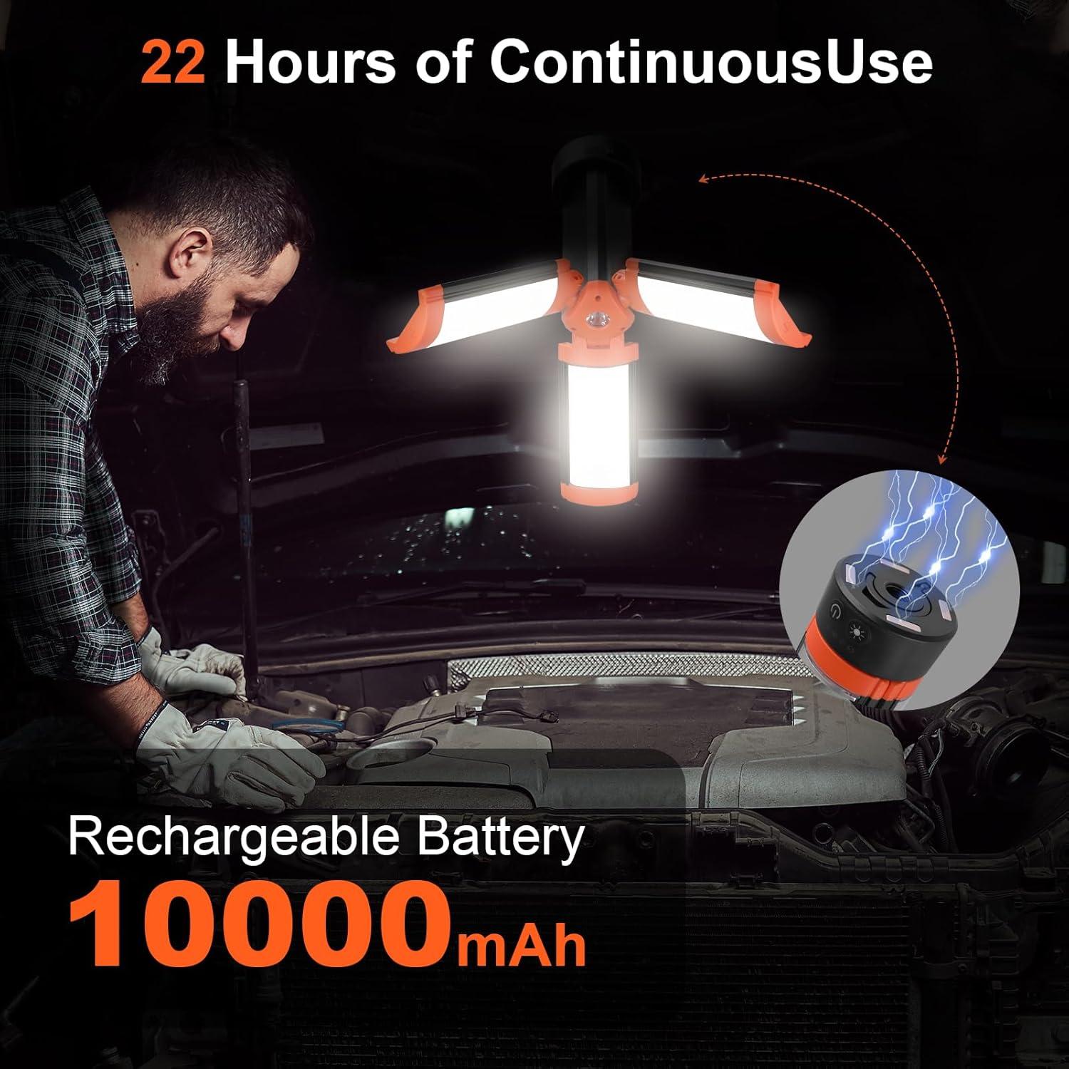 Luz de Camping Recargable Senduzll01 5000LM 100W USB-C 48H