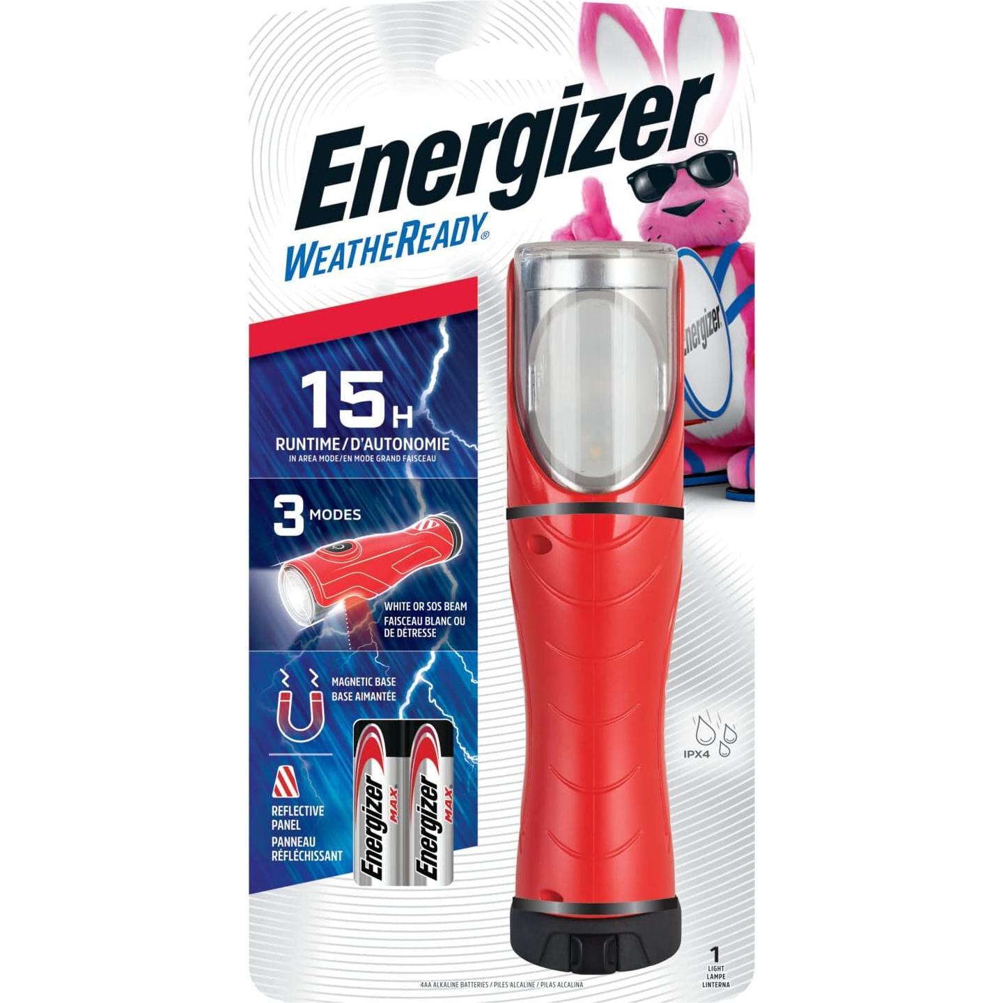 Linterna LED de mano Energizer WeatherReady 100 lúmenes IPX7