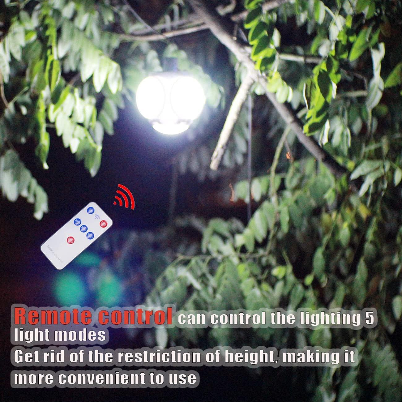 Linterna Solar Colapsable SIRUITRONGER 45 LEDs 4000mAh USB