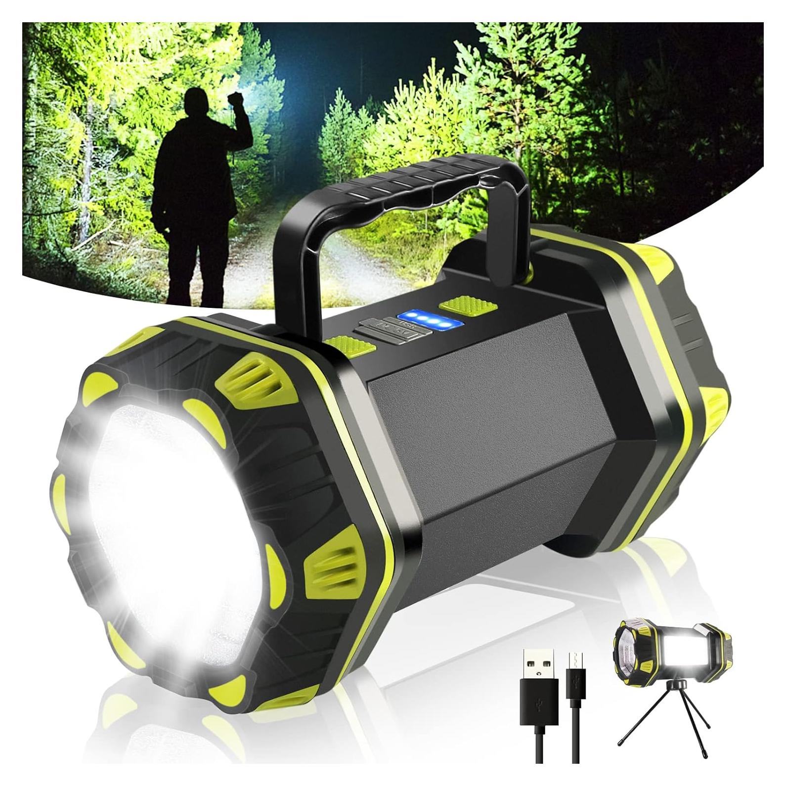 Linterna de Camping LED Recargable PSDRIQQ 1500LM Impermeable