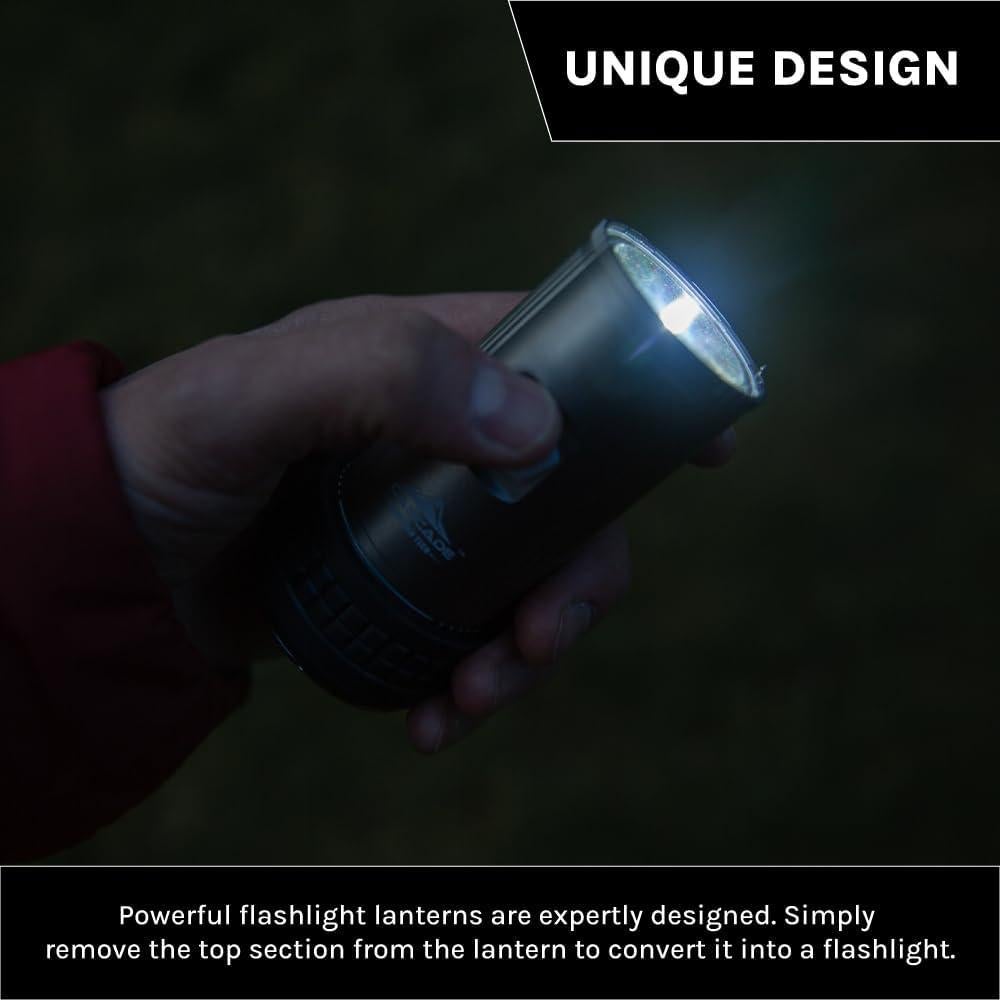 Linterna LED resistente al agua IPX4 500 lúmenes Cascade Mountain Tech - Paquete de 3