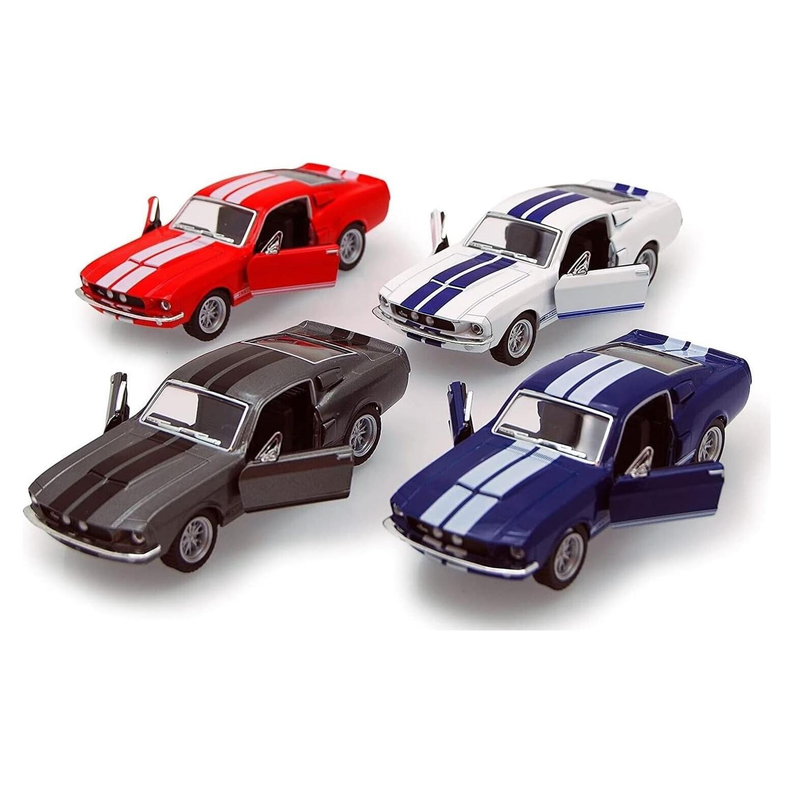 Kinsmart 1967 Shelby GT500 Set de 4 1:38 Coche Juguete