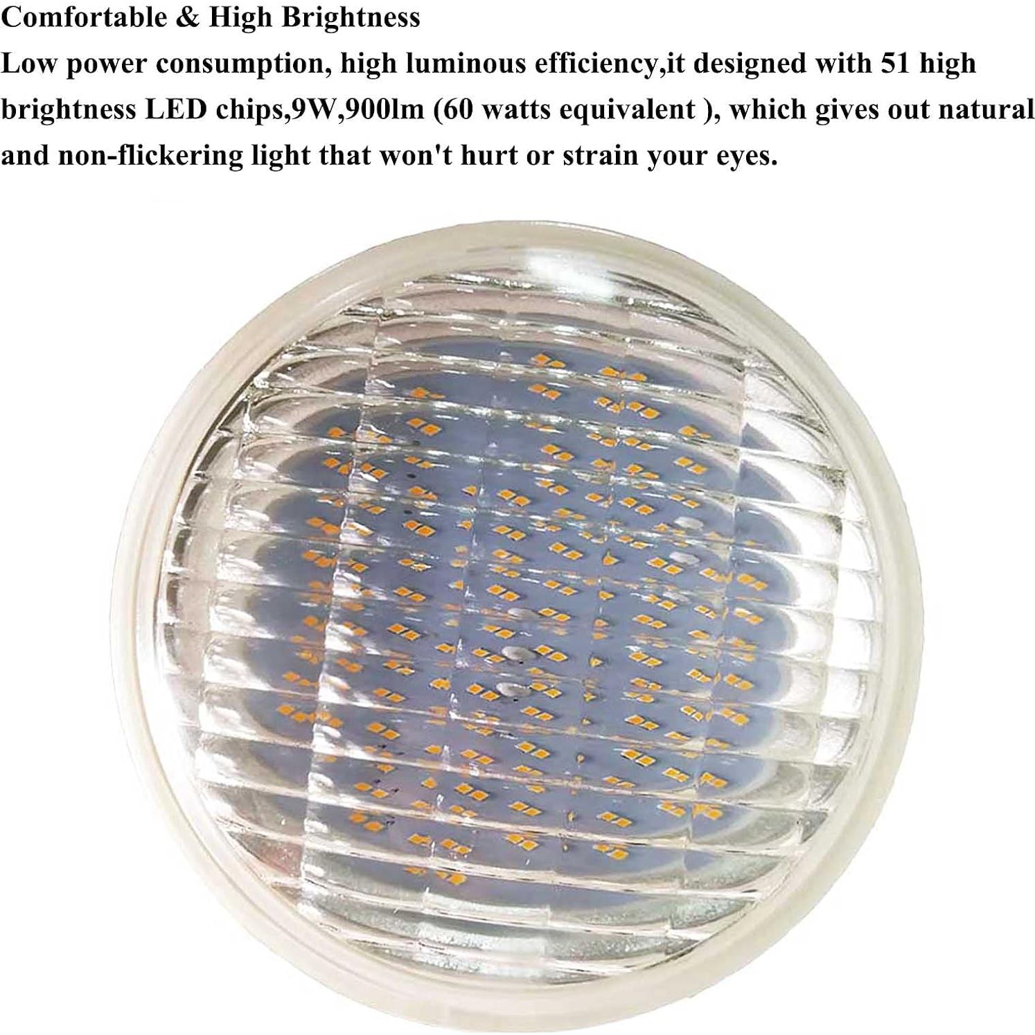 Bombilla LED Taysing PAR36 9W 900lm IP68 Blanco Suave