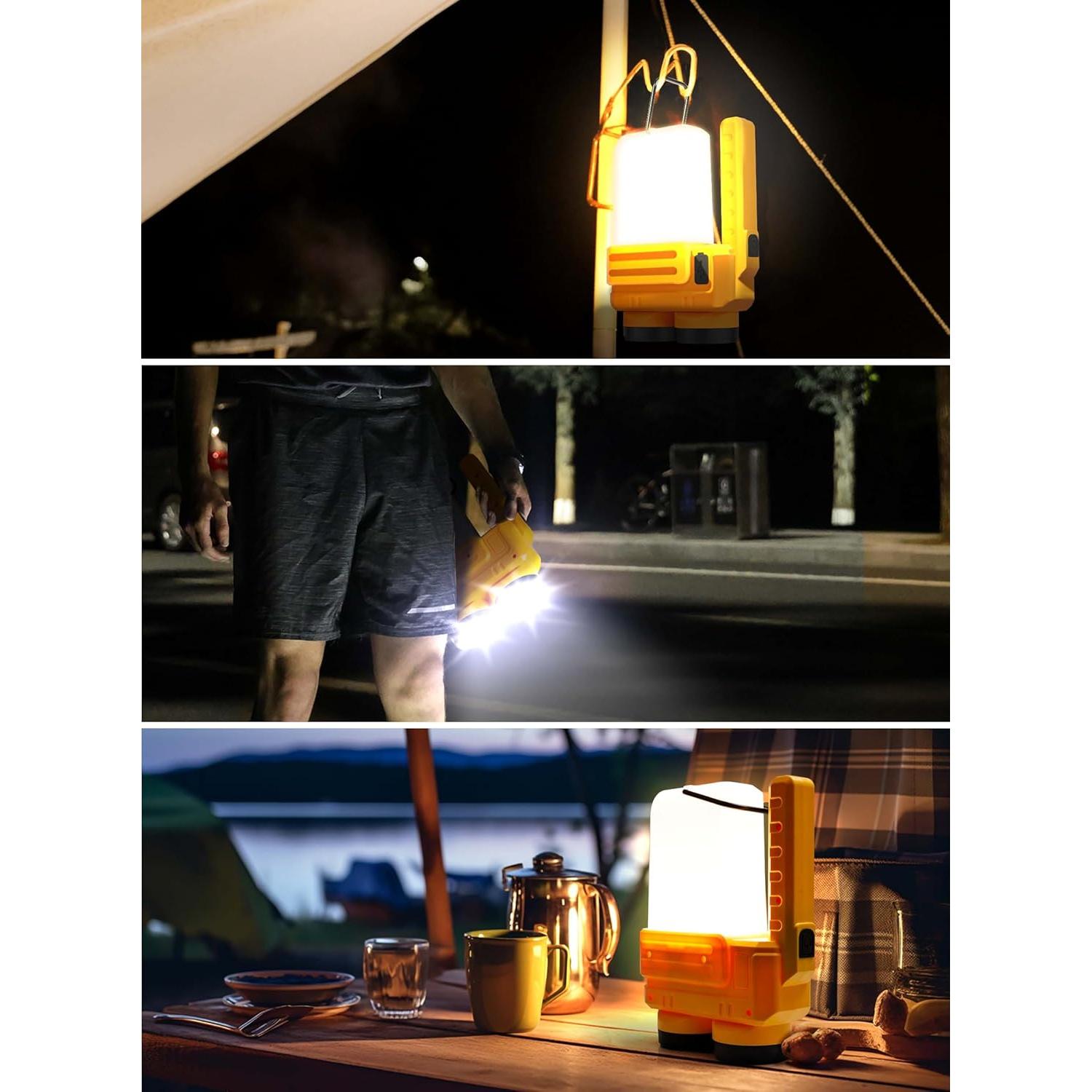 Linterna de Camping LED Anhay Recargable 1000LM Impermeable
