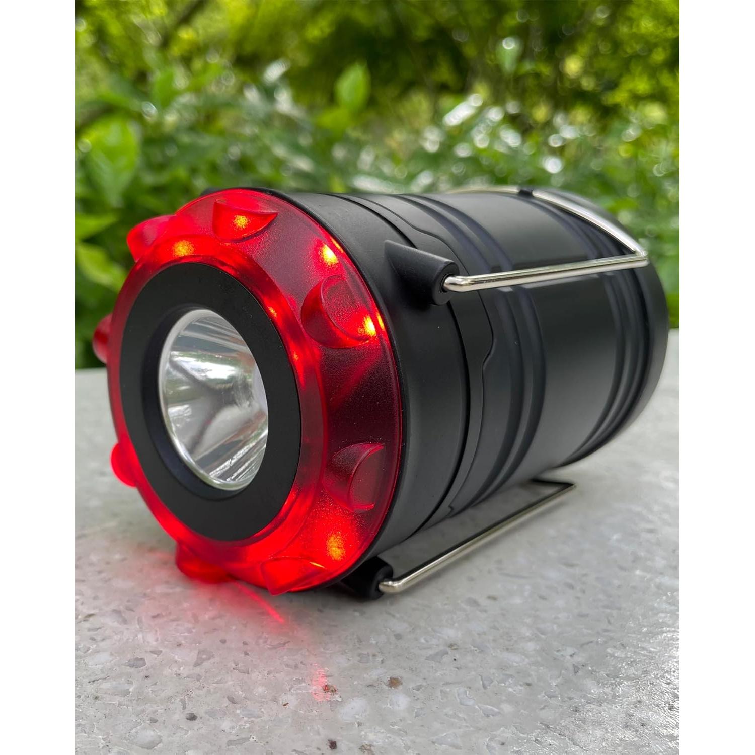 Linternas de Camping Plegables Lichamp 4 Paquetes 300LM 150LM