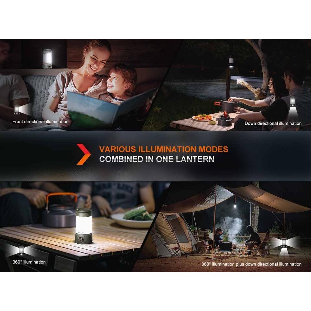 Linterna Fenix CL26R Pro Camping 650 Lúmenes Recargable USB-C