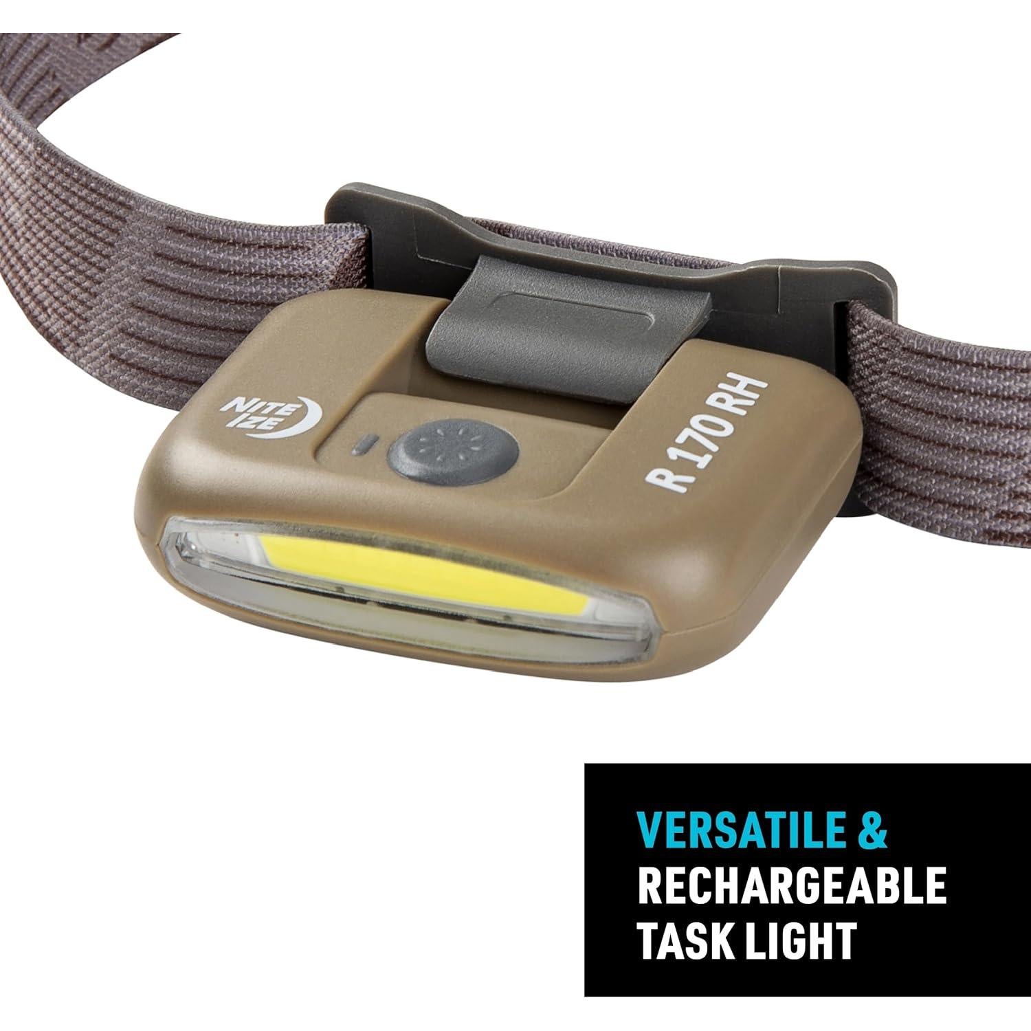 Linterna Frontal Recargable Nite Ize Radiant 170 Coyote