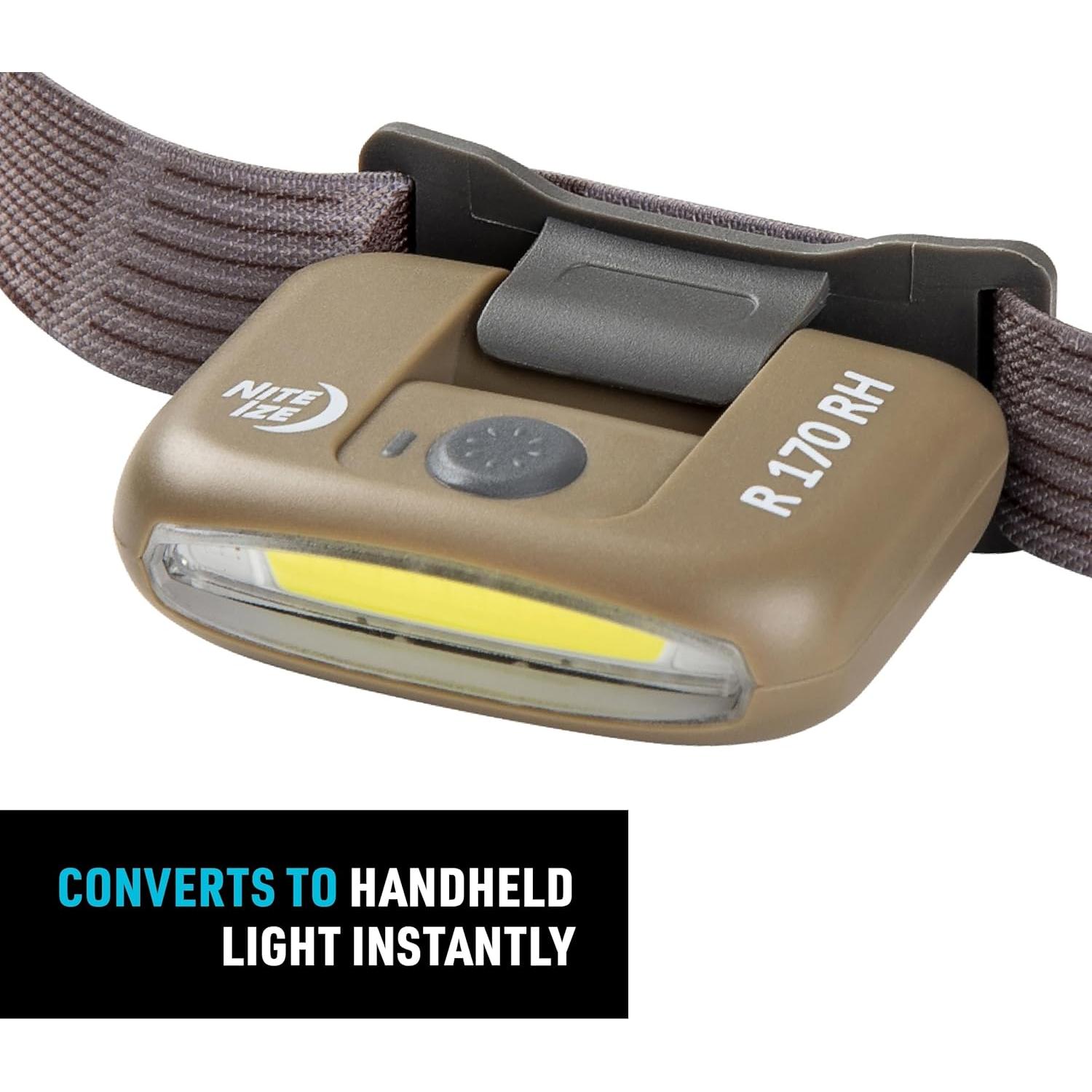 Linterna Frontal Recargable Nite Ize Radiant 170 Coyote