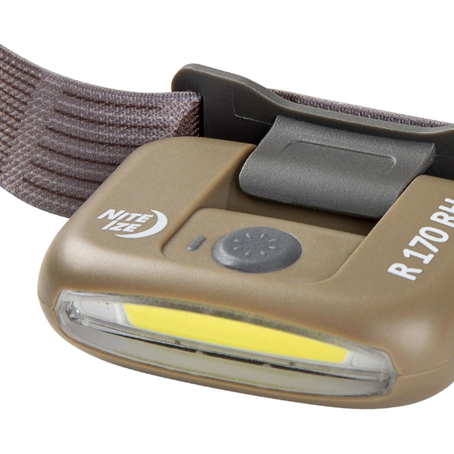 Linterna Frontal Recargable Nite Ize Radiant 170 Coyote