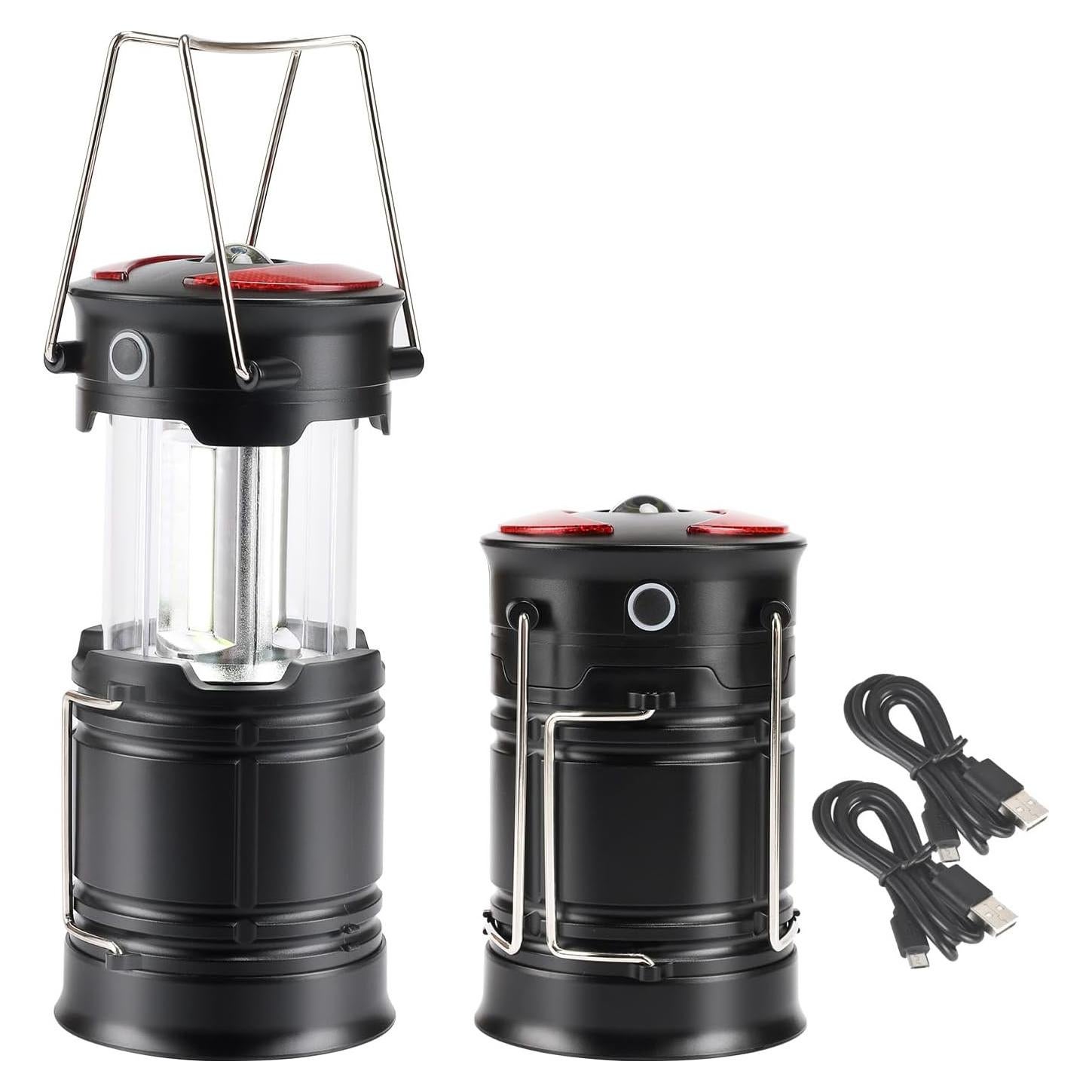 Linternas de Camping Lichamp 2 en 1 Recargables 300 Lúmenes