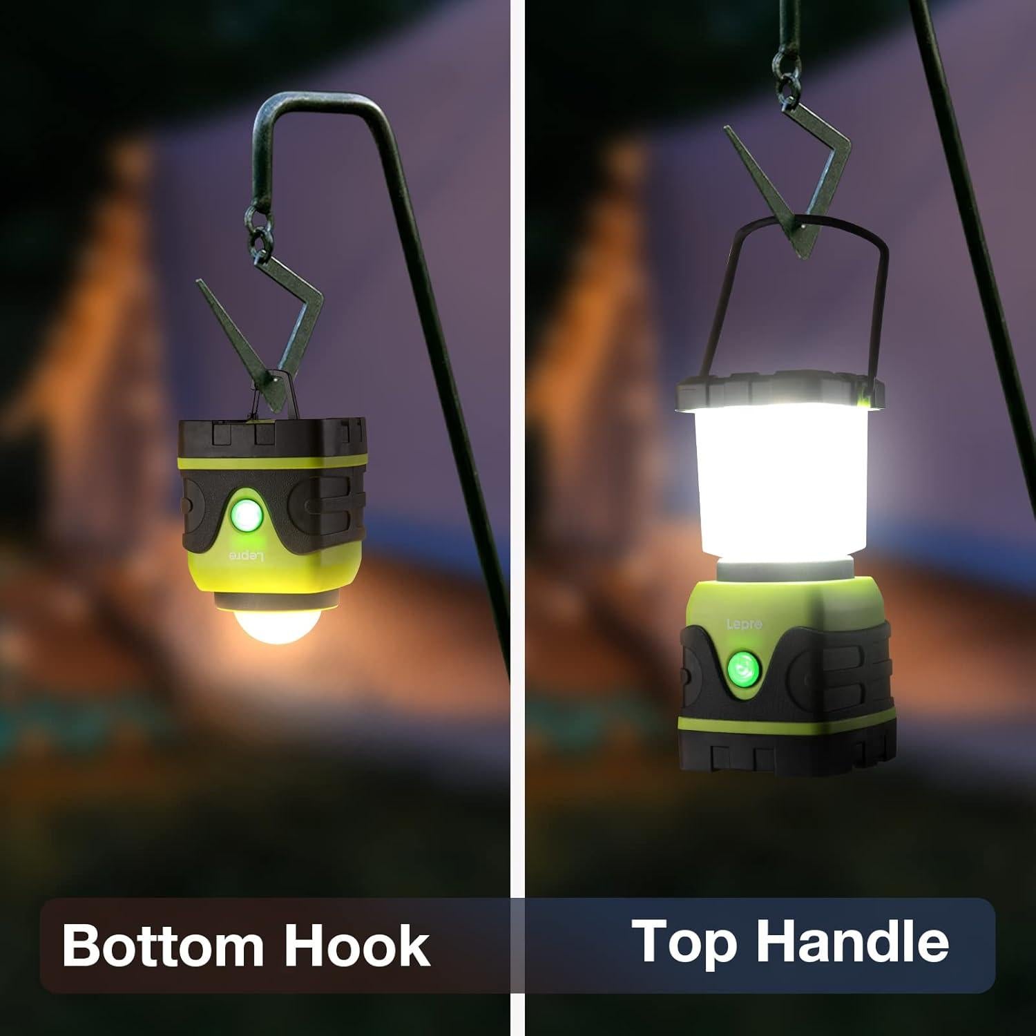 Linterna de Camping Lepro LED 1600LM Recargable IPX4 4400mAh