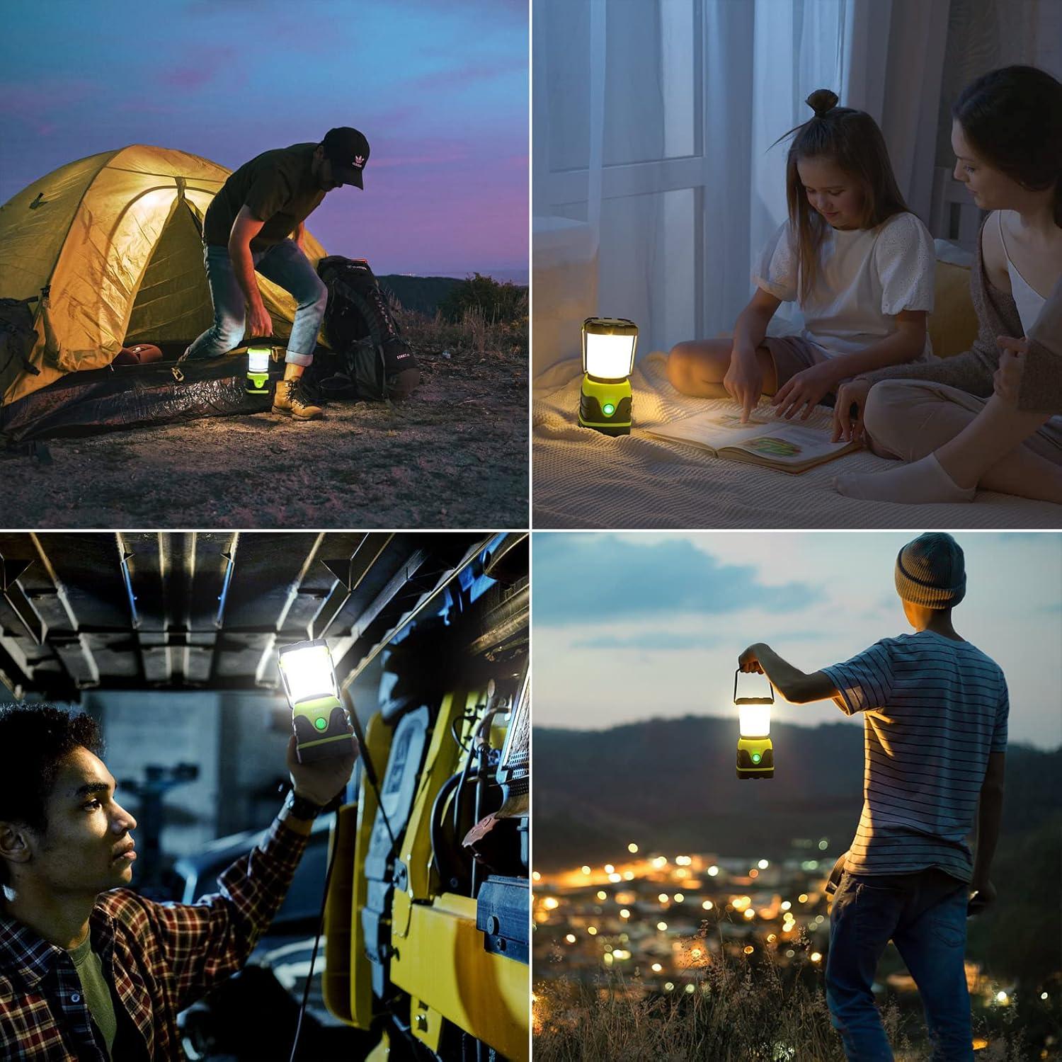 Linterna de Camping Lepro LED 1600LM Recargable IPX4 4400mAh