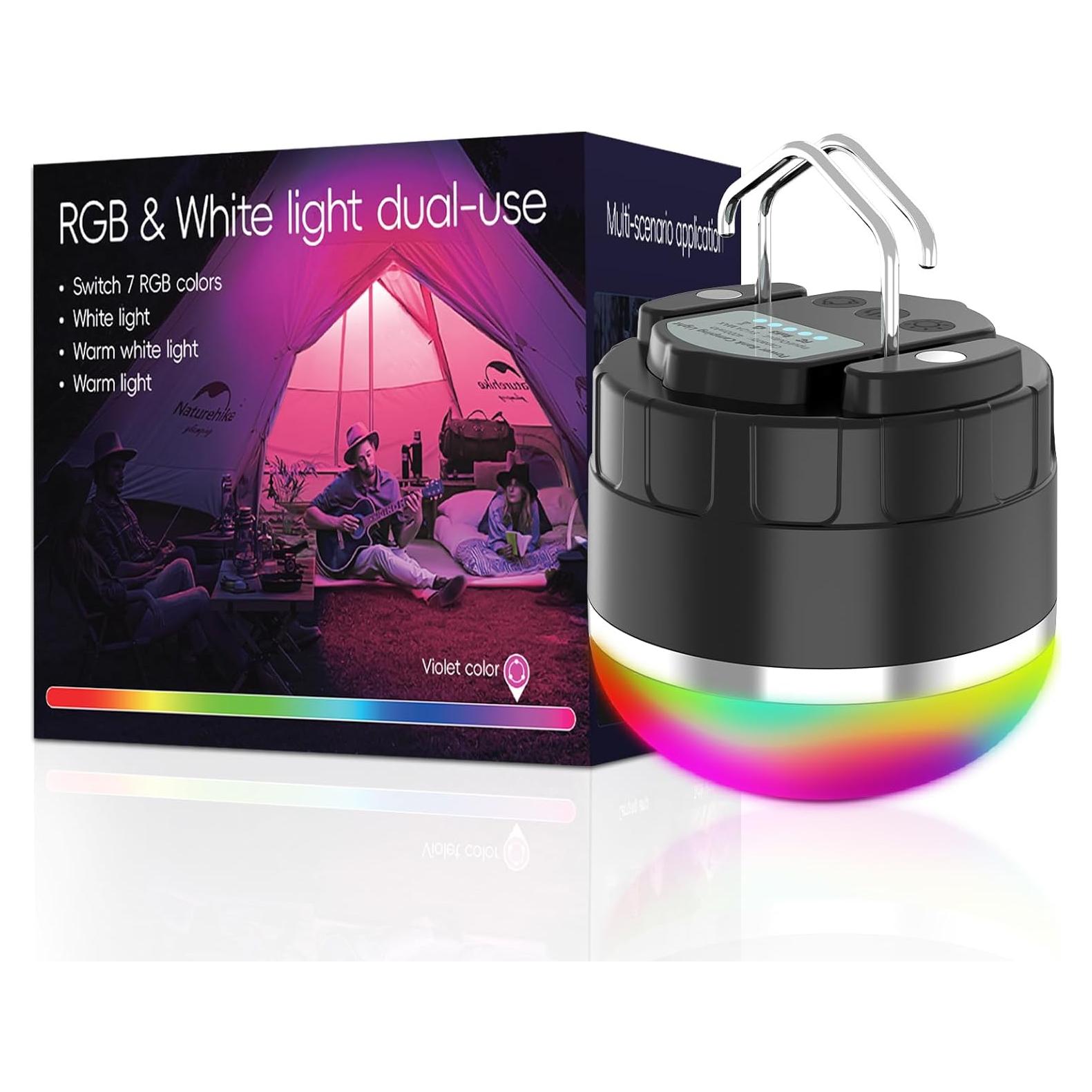 Linterna de Camping LED Recargable Dengfire 1000LM 4000mAh