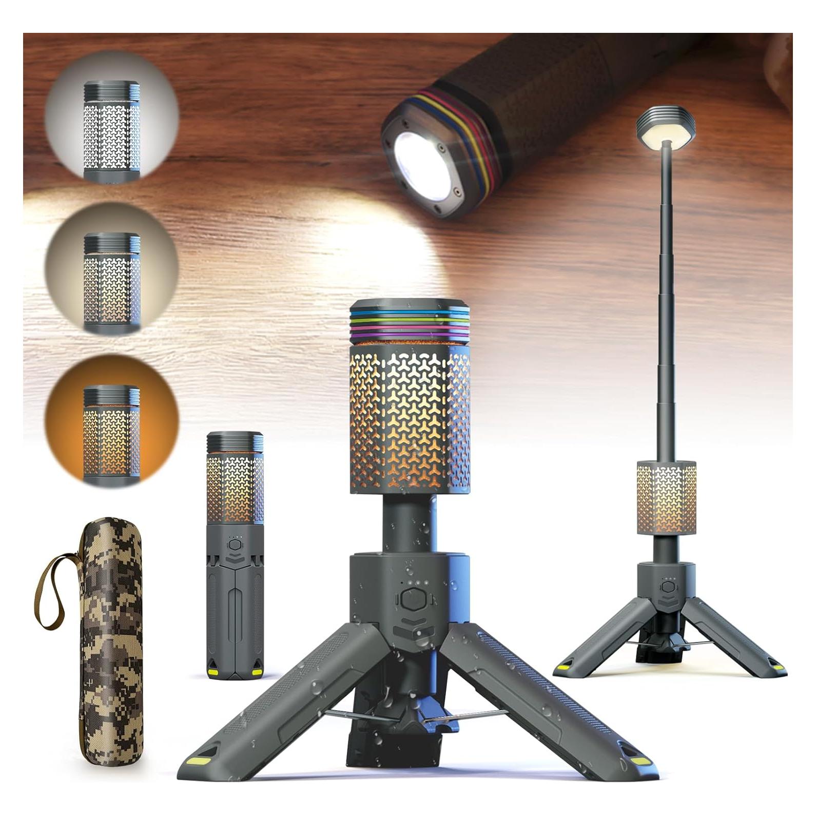 Linterna Telescópica Plegable Siibbea VP-CL 10500mAh Gris