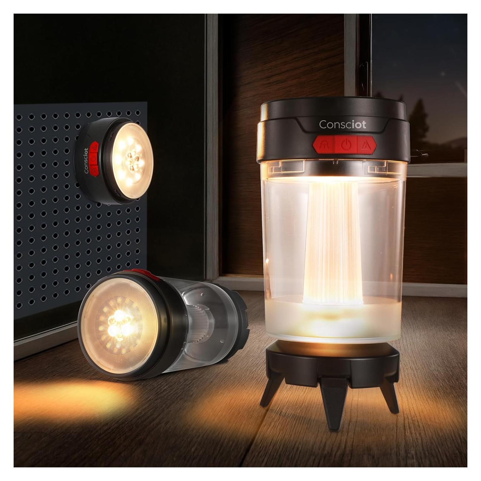 Linterna LED Recargable Consciot C10 4400mAh 425 Lúmenes