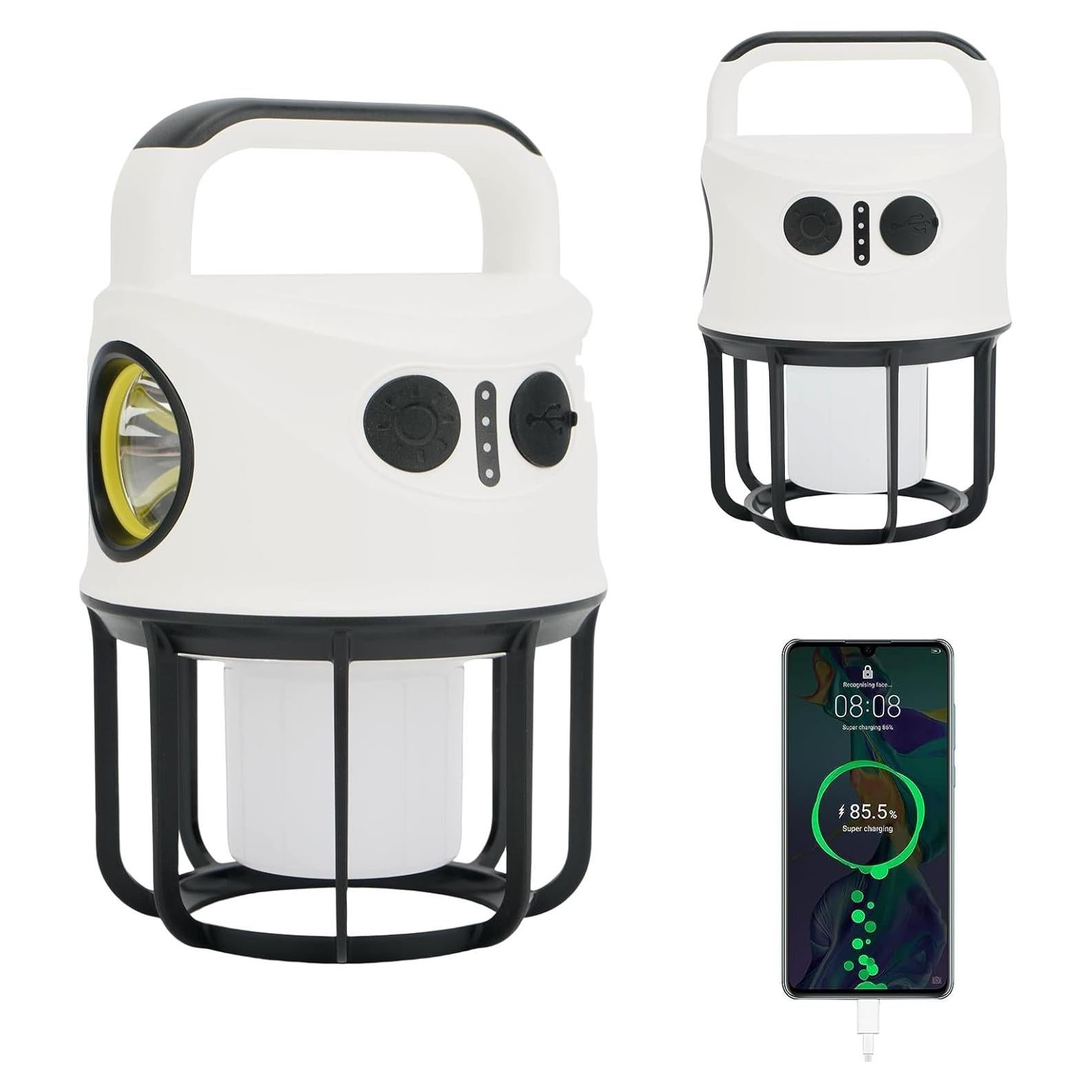 Linterna de Camping Recargable JAMISAY IPX4 LED 2400mAh