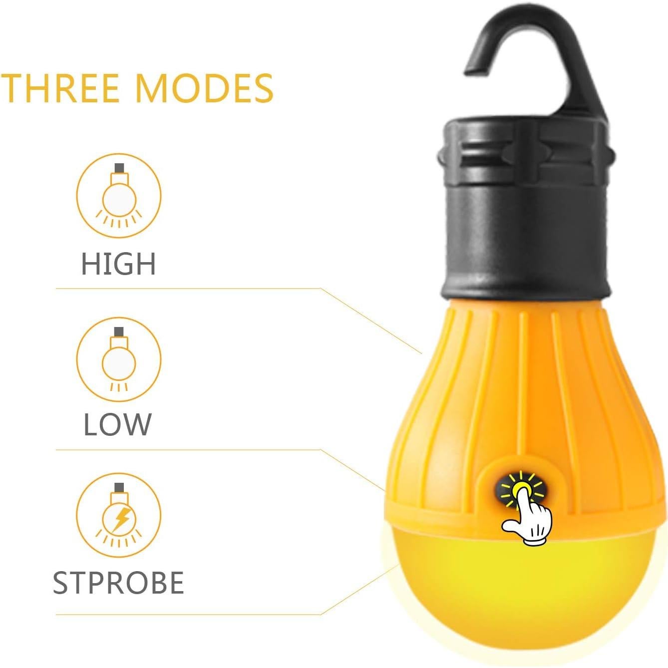 Luz de Camping KINUR CAMP H Ámbar Suave Portátil 75g