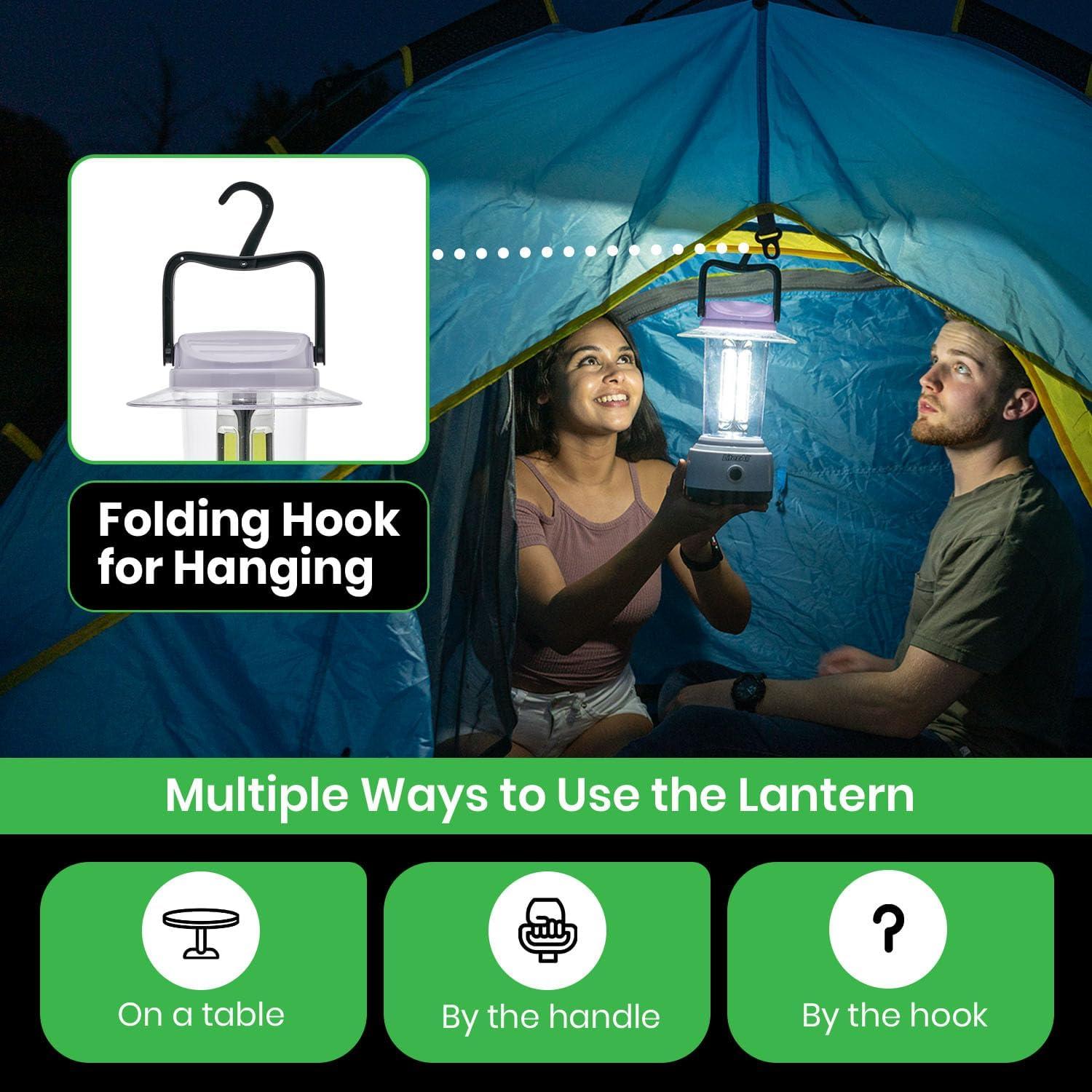 Linterna LED LitezAll 2000 Lúmenes para Emergencias y Camping