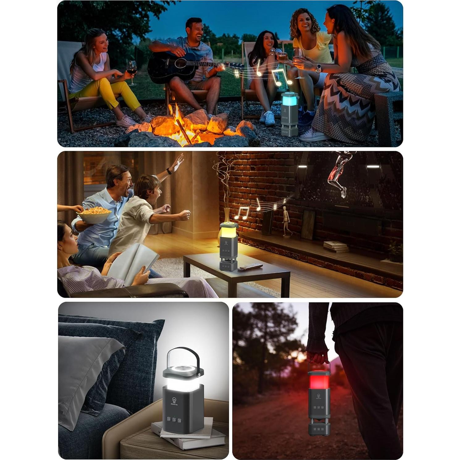 Linterna Camping LED Recargable Moslighting 10000mAh IP44