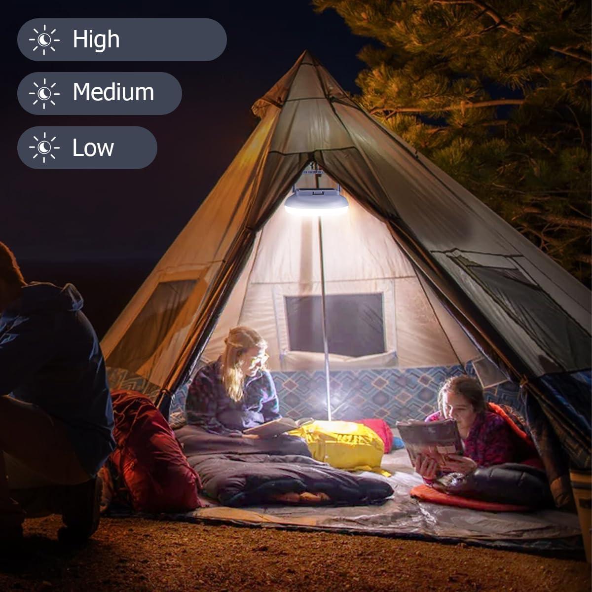 Luz Solar de Camping LeKaufen 4500LM Recargable USB IPX4