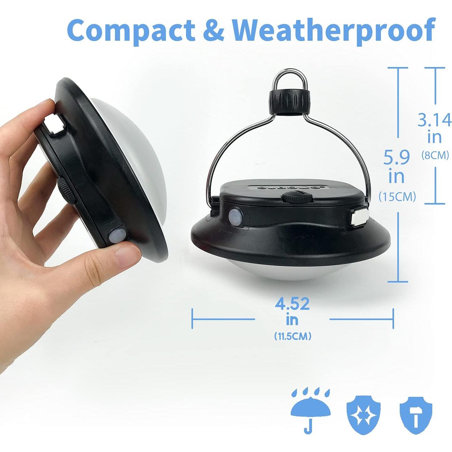 Linterna de Camping SUBOOS Gen 2 Pro 3000LM Recargable Negra