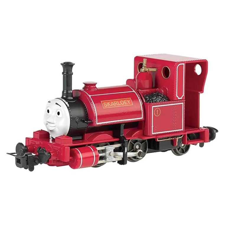Locomotora de vapor Skarloey Bachmann 6.35x1.91x3.81cm