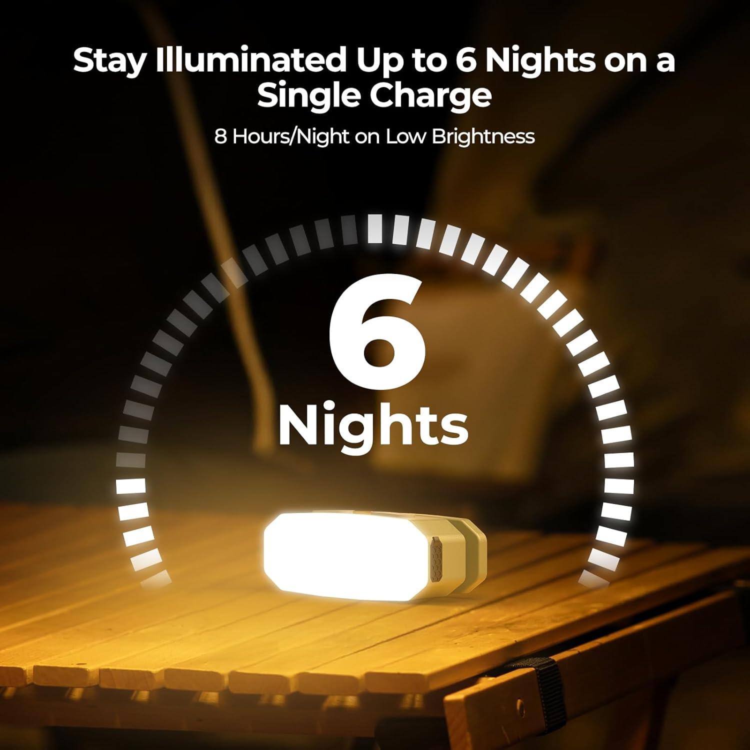 Linterna de Camping BougeRV CL02 Recargable 3200mAh IP65