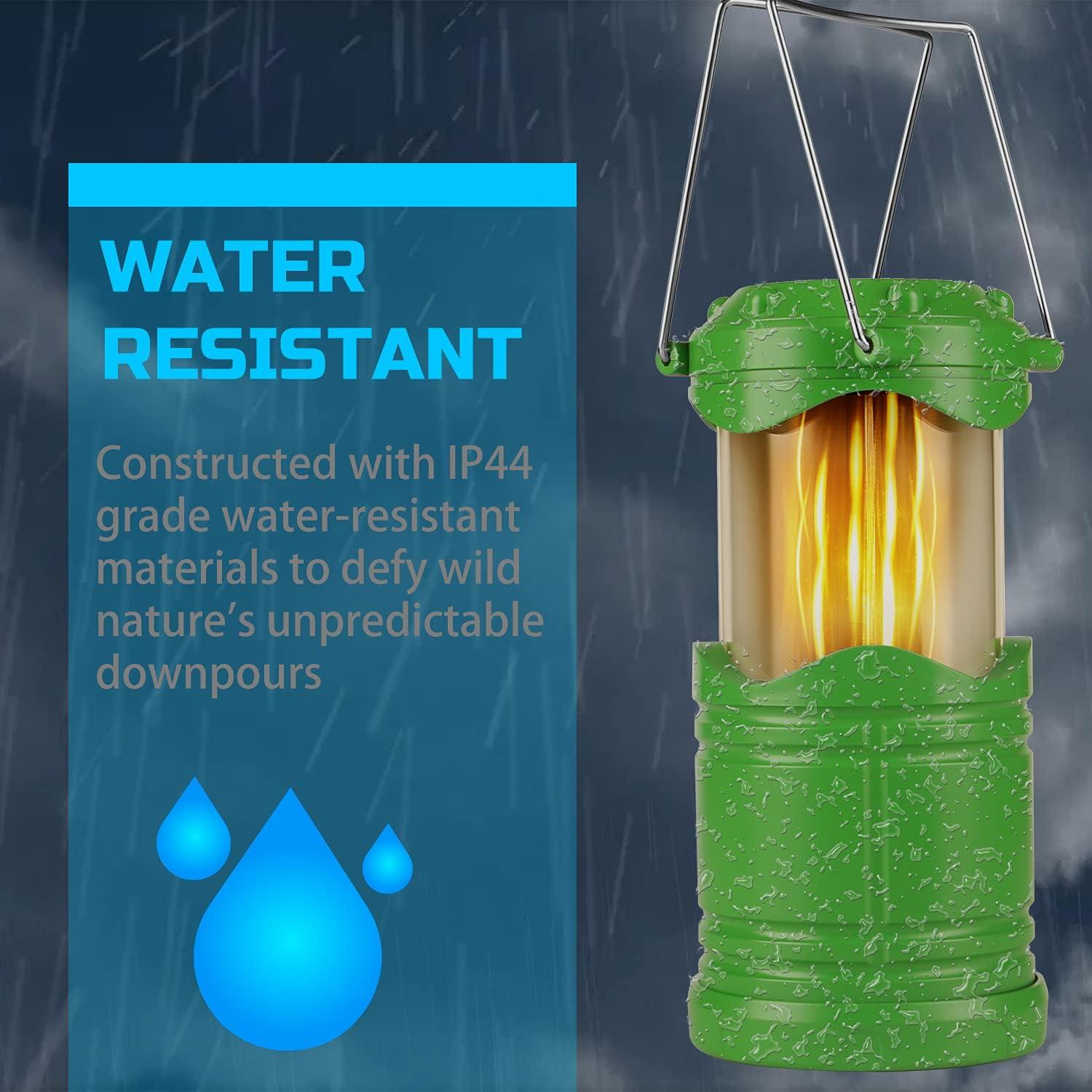 Linterna LED Portátil Lichamp Verde 4 Pack para Camping