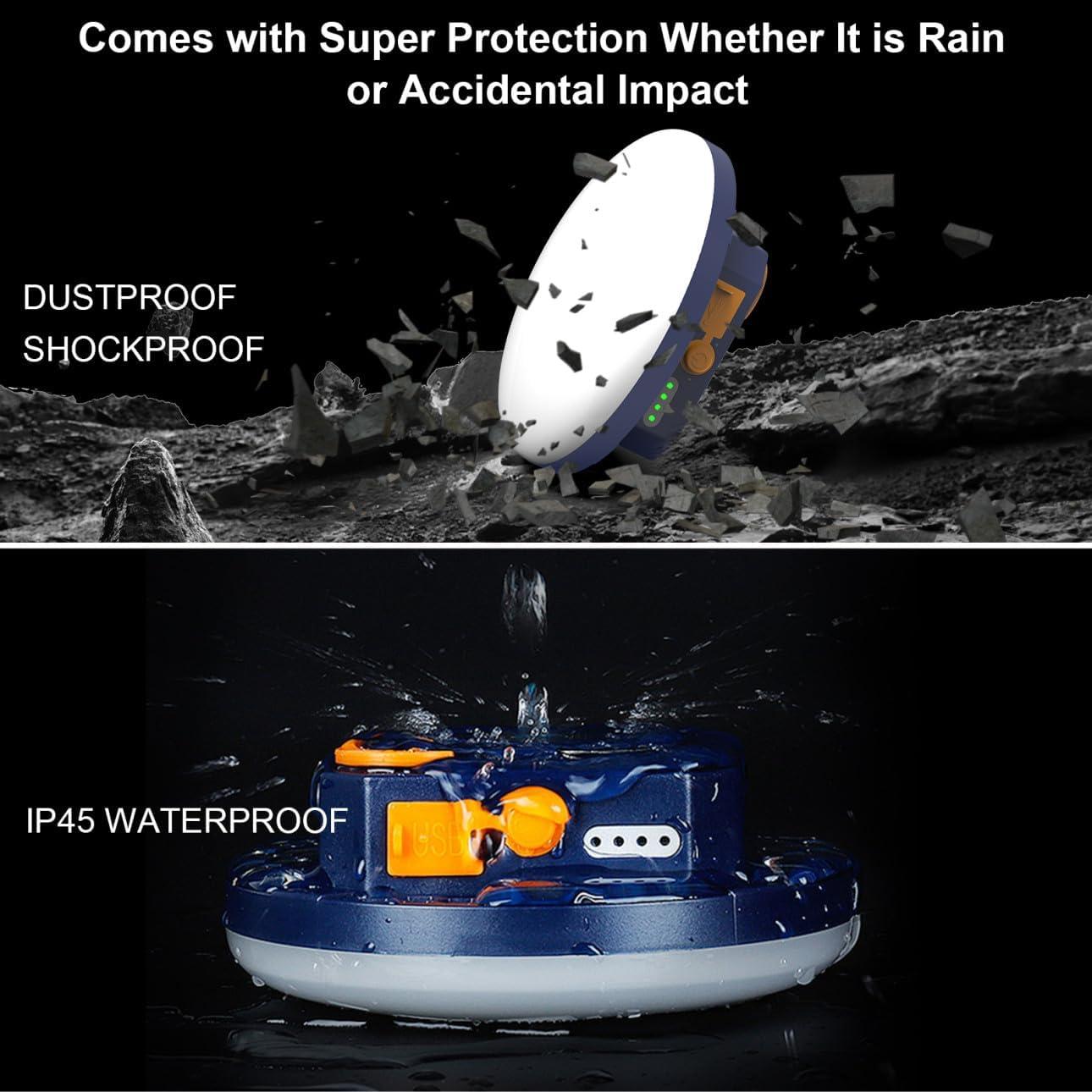 Lámpara de Camping Recargable ZM-8714 10000mAh 3000LM Roja