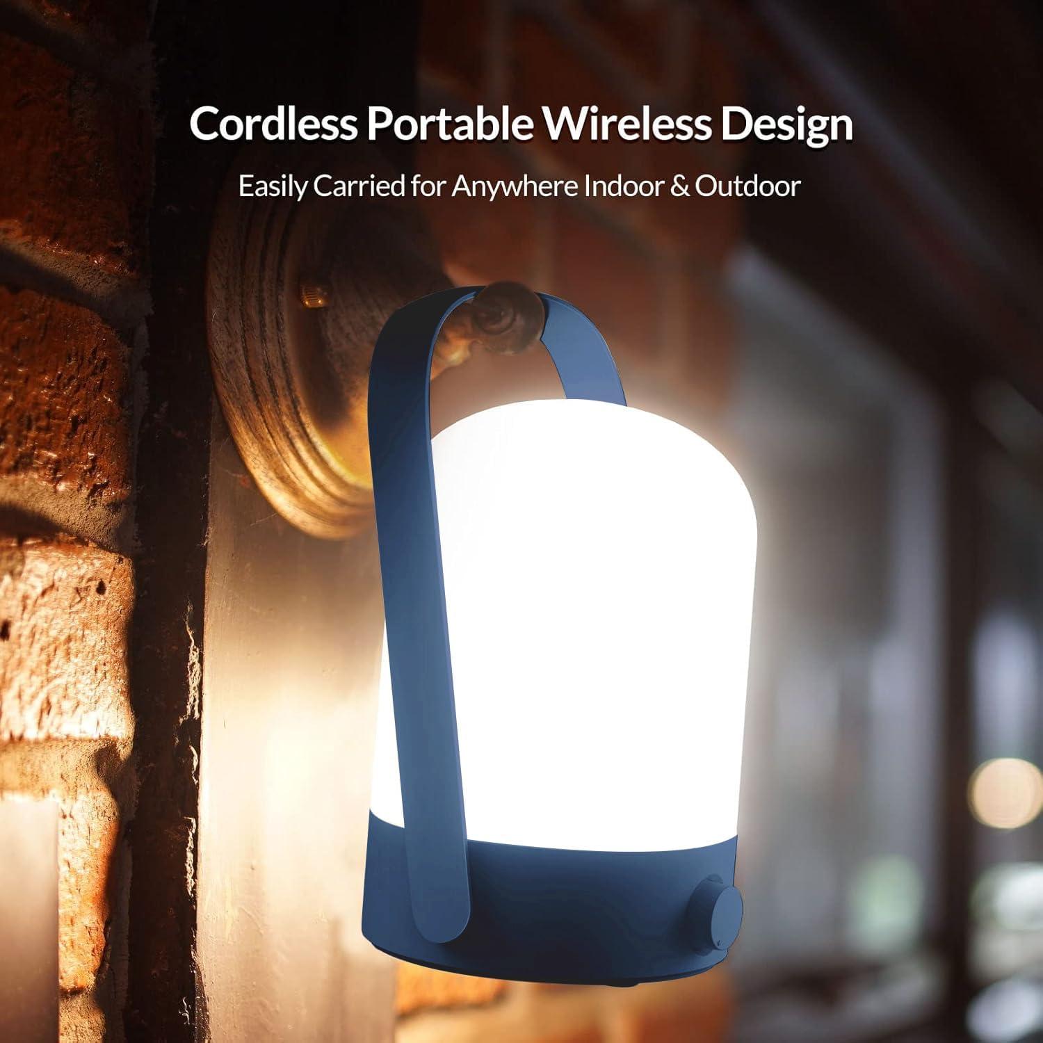 Lámpara de Mesa Inalámbrica KLEAH LED 50hrs Azul