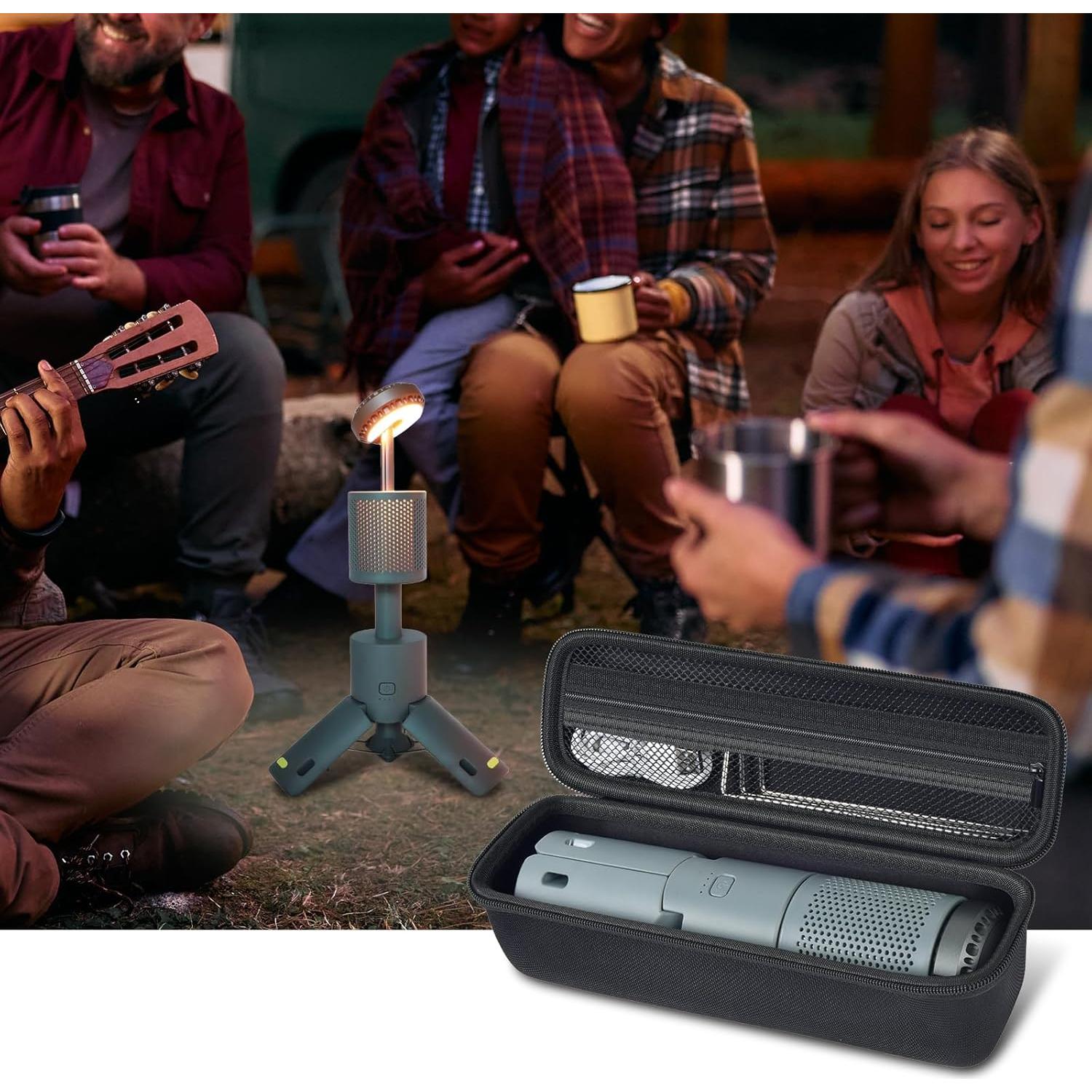 Funda Boobowl para Linterna Camping Plegable 28.4x9.4cm Negro