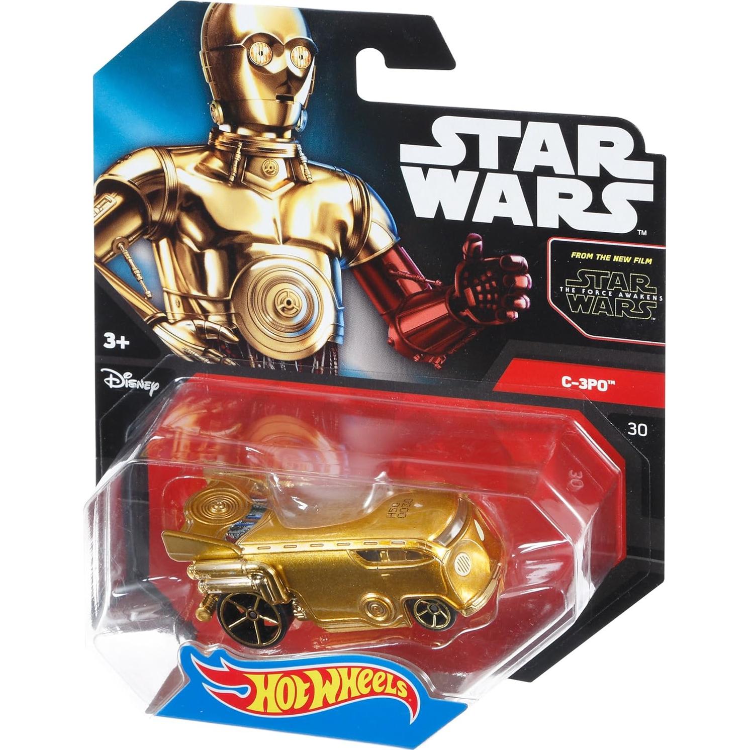 Coche Hot Wheels Star Wars C3PO 1:64 Coleccionable