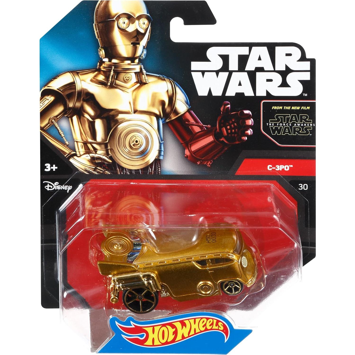 Coche Hot Wheels Star Wars C3PO 1:64 Coleccionable