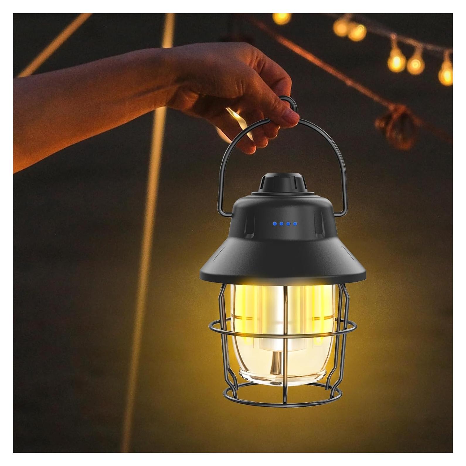 Linterna de Camping LED Recargable Runwin 1000LM 3 Modos