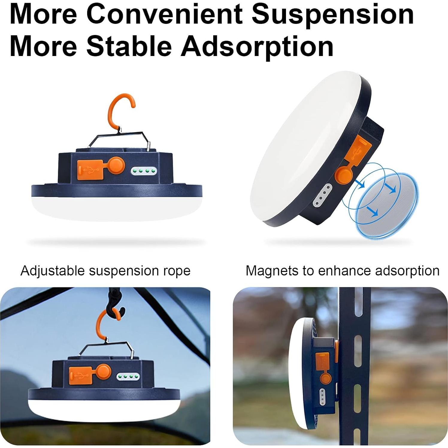 Linterna LED Recargable 10000mAh 3000LM Iodoo para Camping