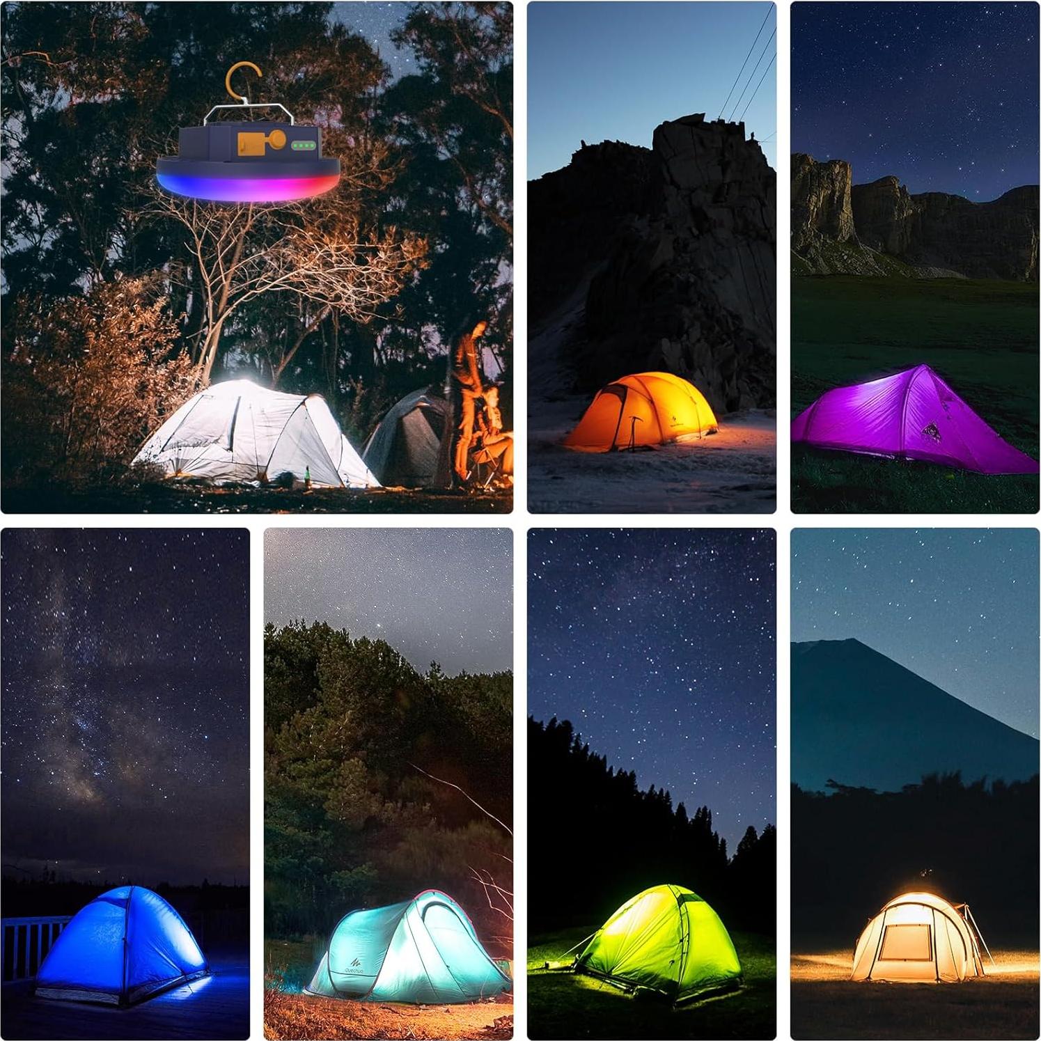 Linterna LED Recargable 10000mAh 3000LM Iodoo para Camping