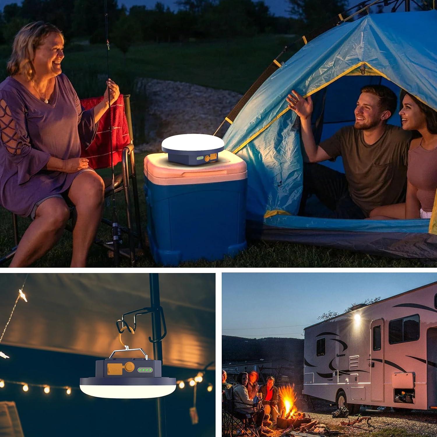 Linterna LED Recargable 10000mAh 3000LM Iodoo para Camping