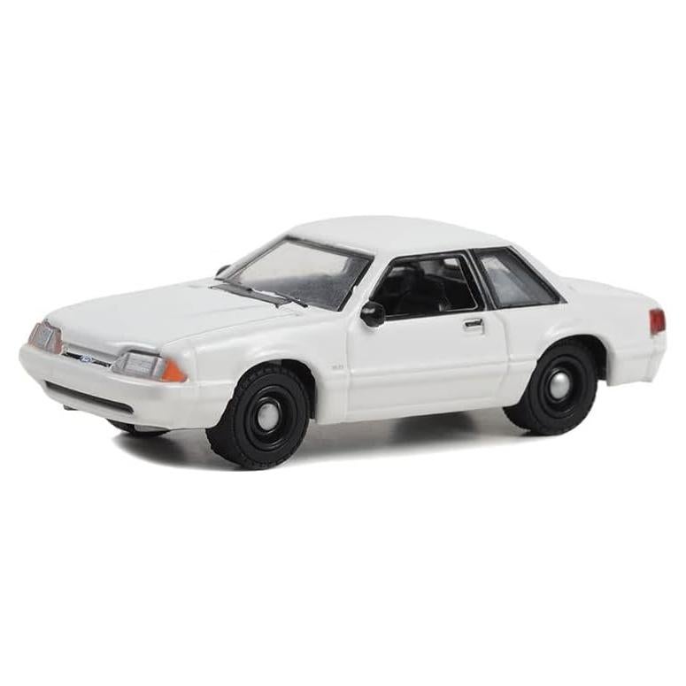 Greenlight 43008-N Hot Pursuit - 1987-93 Fox Body Mustang SSP Police - White (Hobby Exclusive) 1/64 Scale