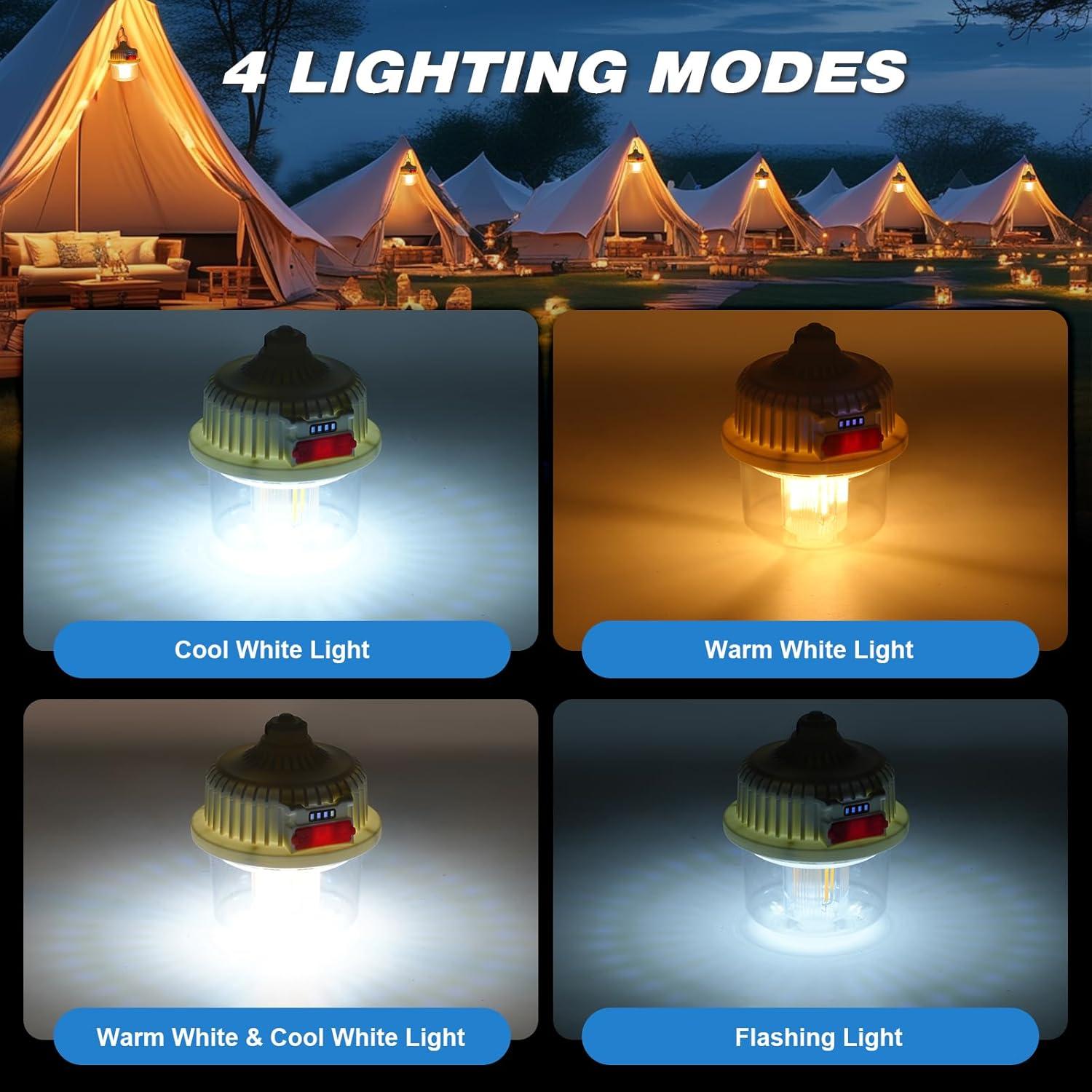 Linterna LED Solar TANSOREN 21.5cm Portátil Recargable