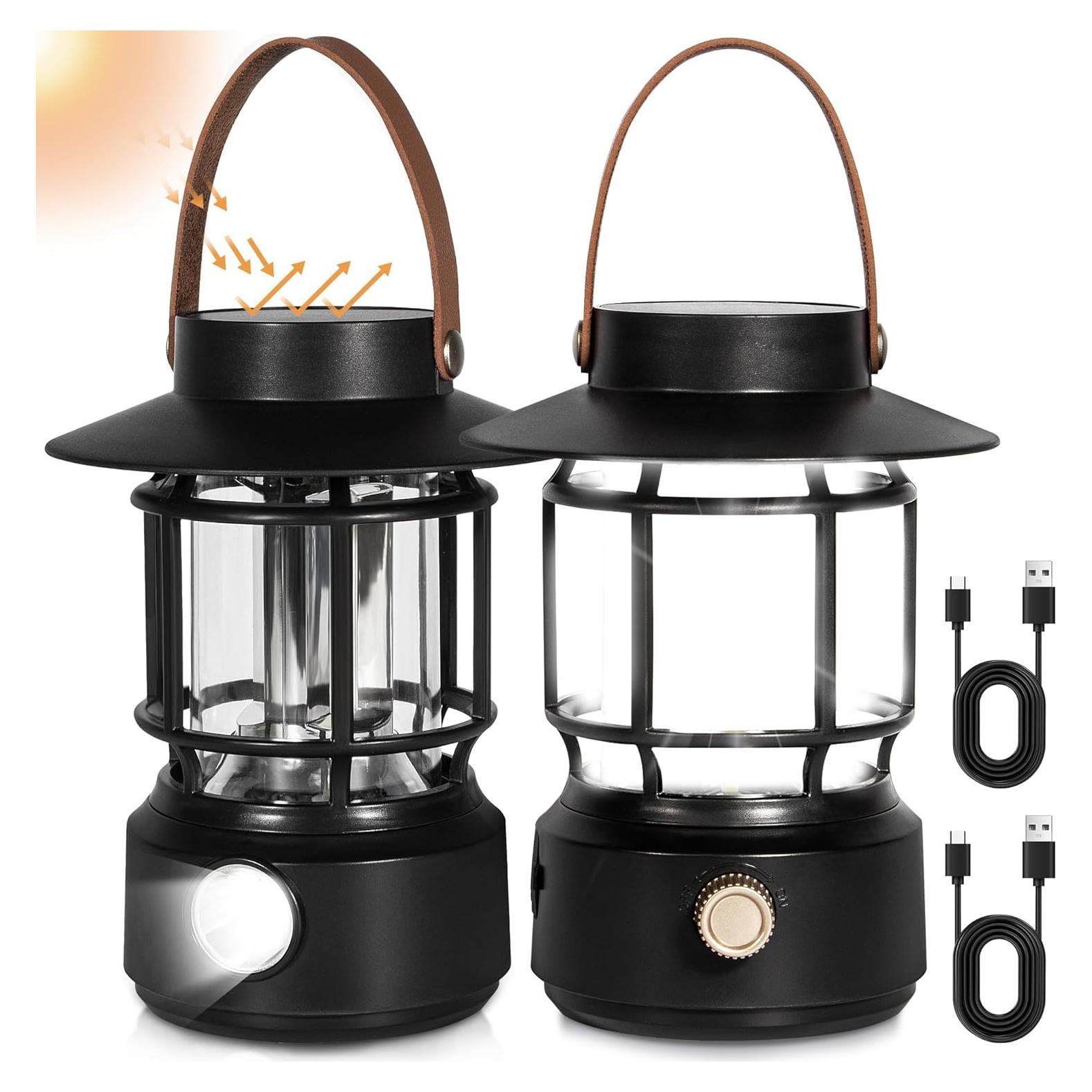 Linterna Solar LED TrixHub TH201-VINE 2Pack Impermeable