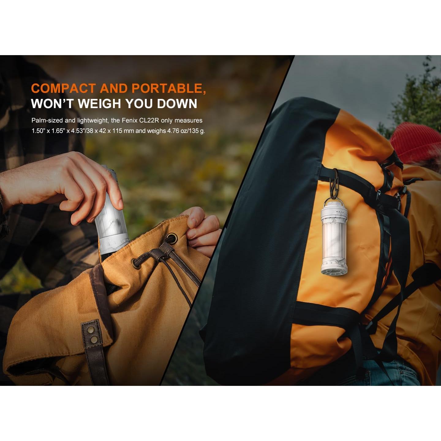 Linterna Fenix CL22R 500 Lúmenes Recargable USB-C Negra