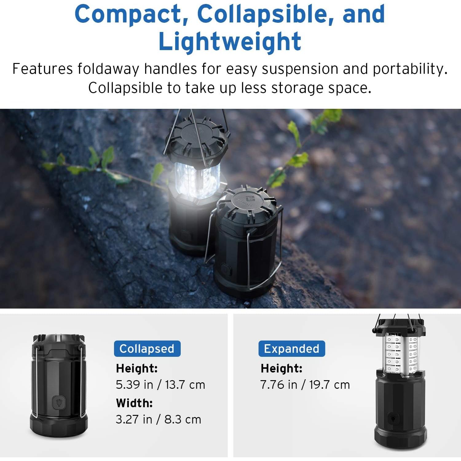 Linterna de Camping Etekcity CL30 LED 4 Pack 30 Horas